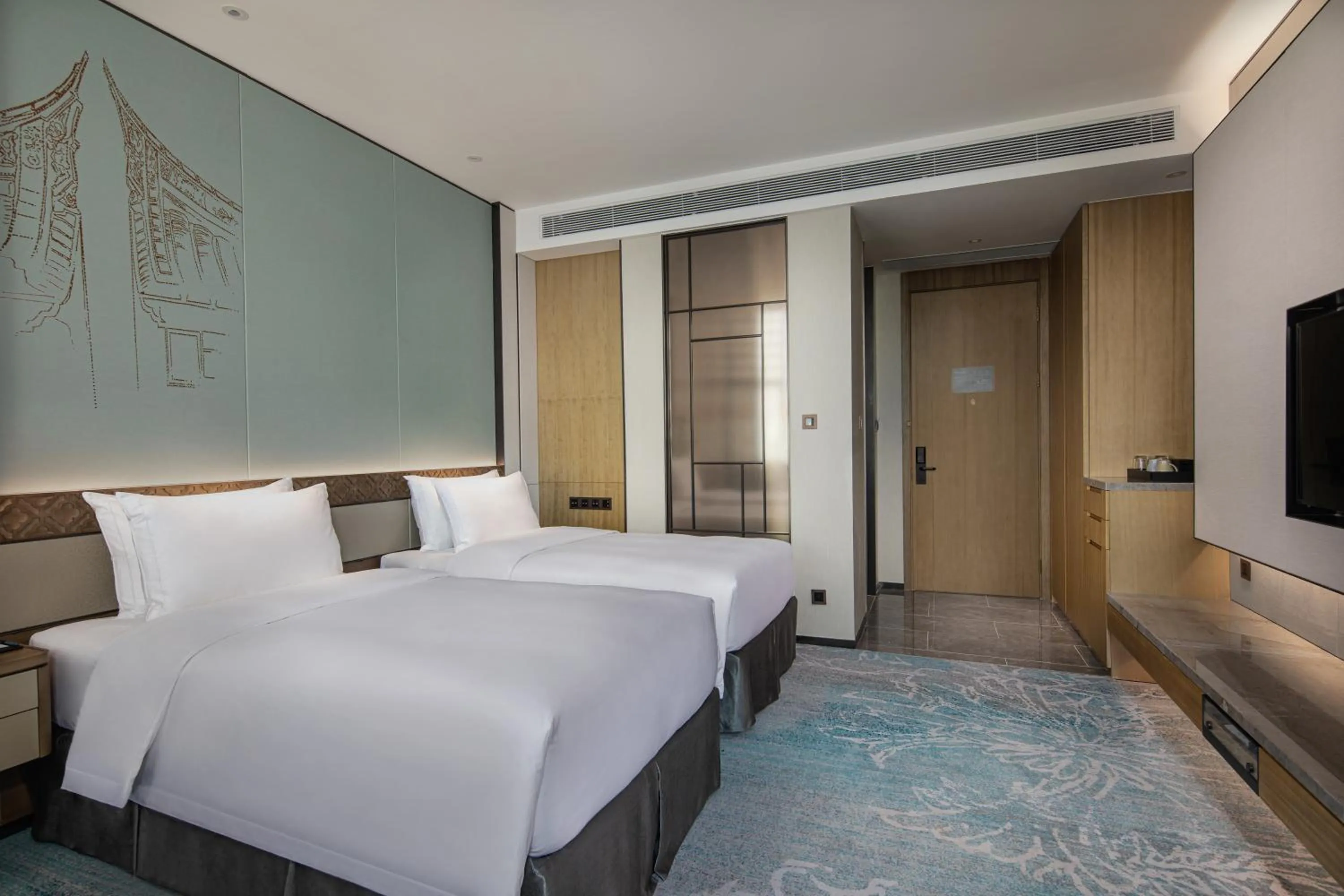 Photo of the whole room, Bed in C&D Hotel,Xiamen Xiang'an-Late Check Out & Free Welcome Snacks