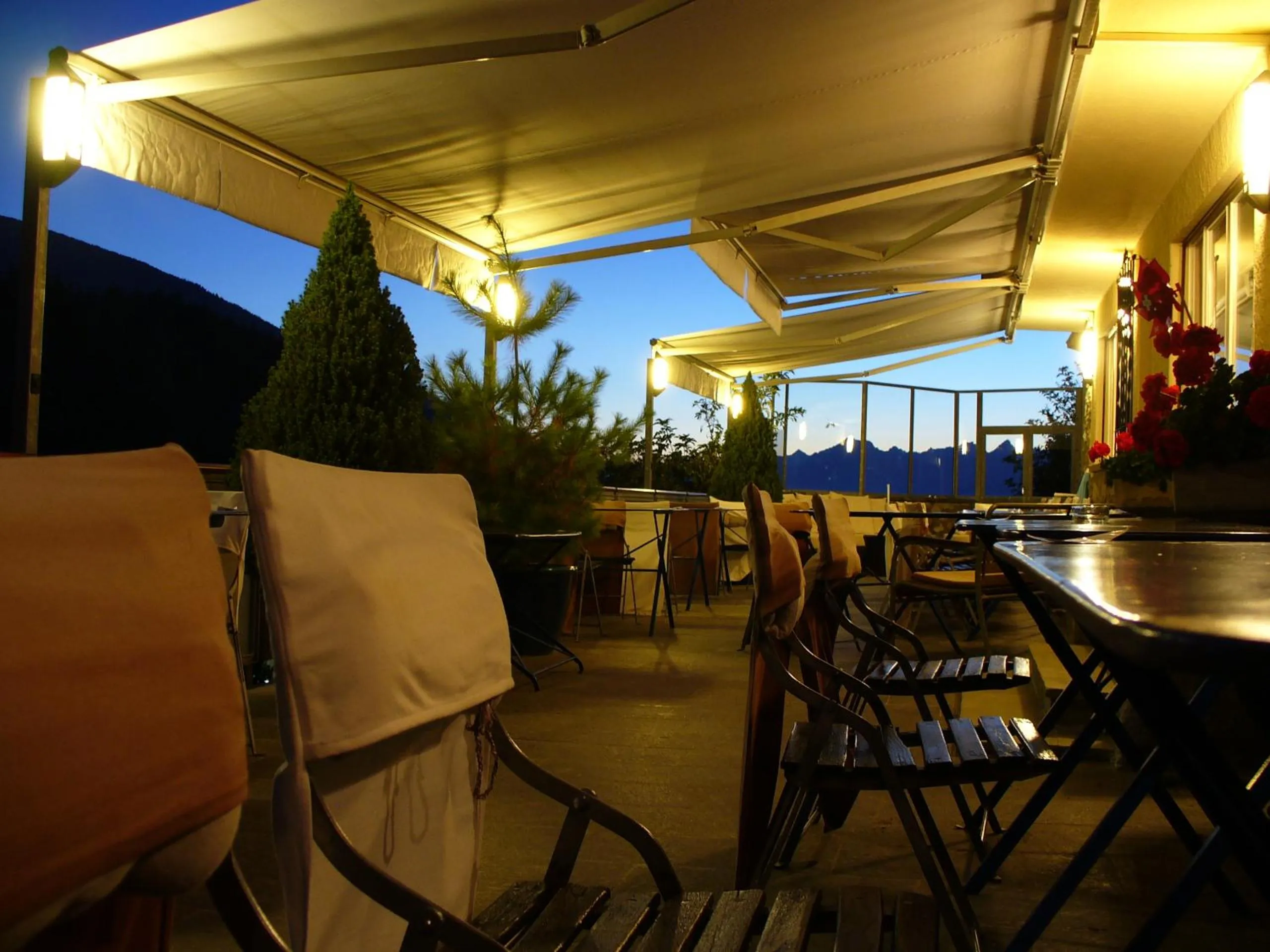 Balcony/Terrace in Hostellerie d'Orzival