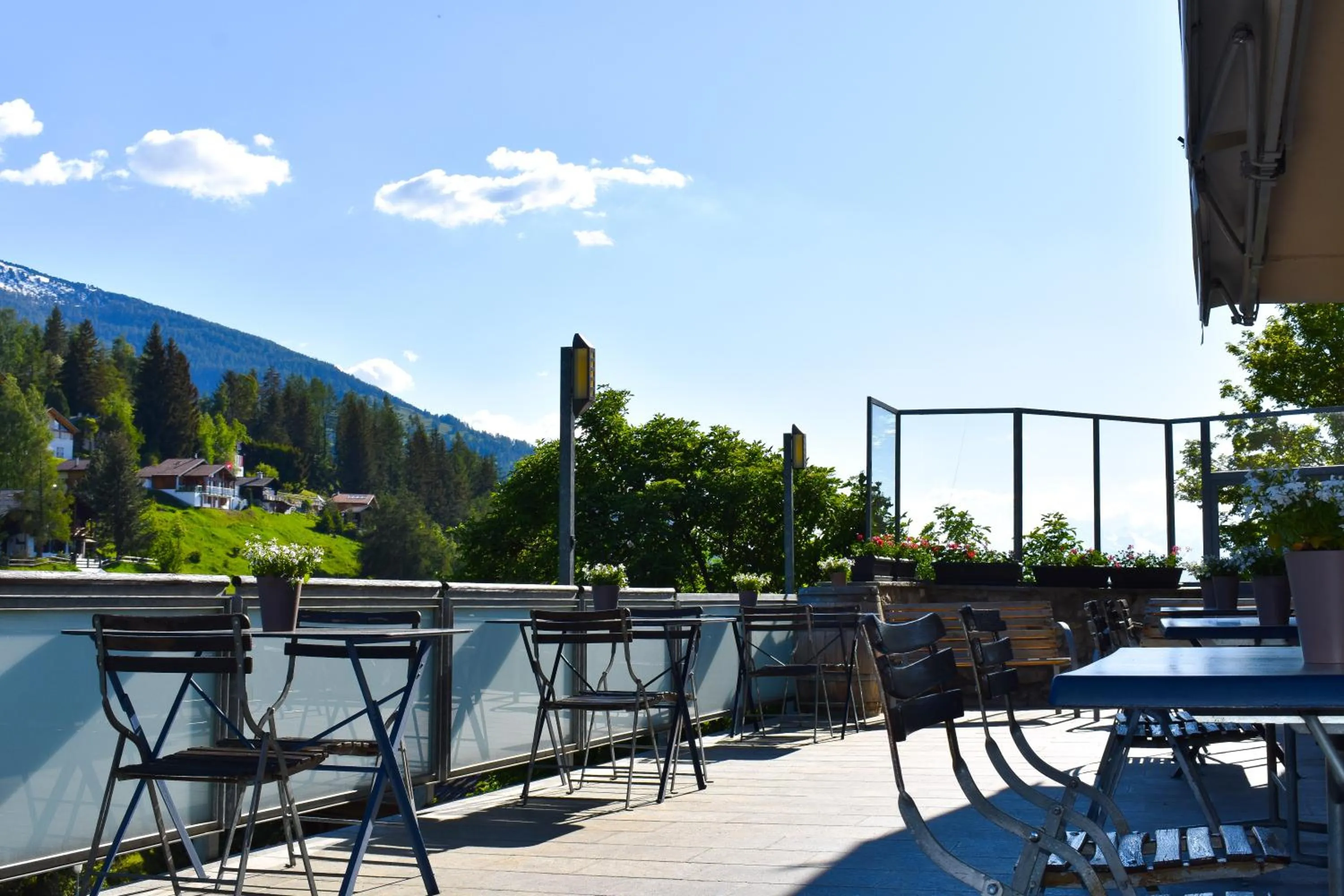 Balcony/Terrace in Hostellerie d'Orzival