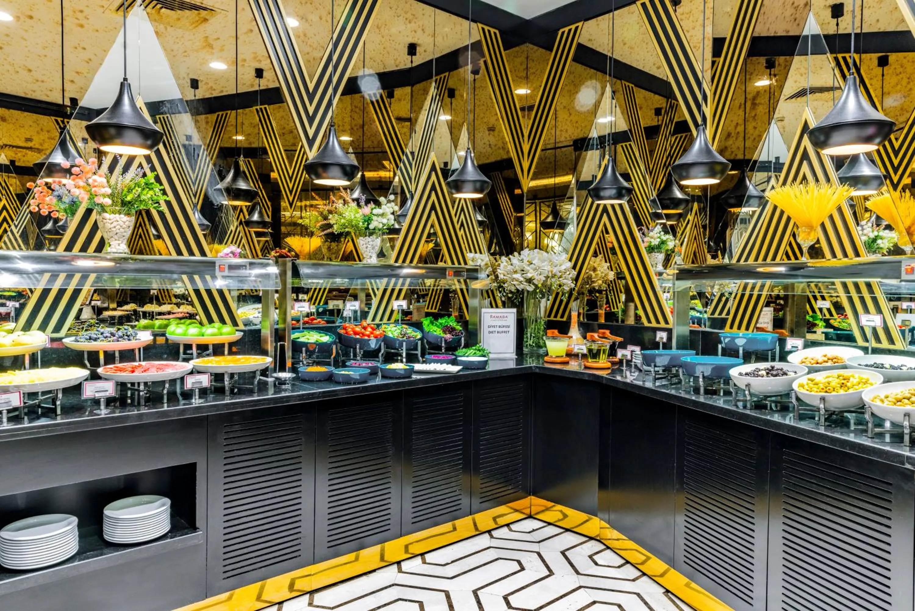 Buffet breakfast in Ramada by Wyndham Istanbul Golden Horn