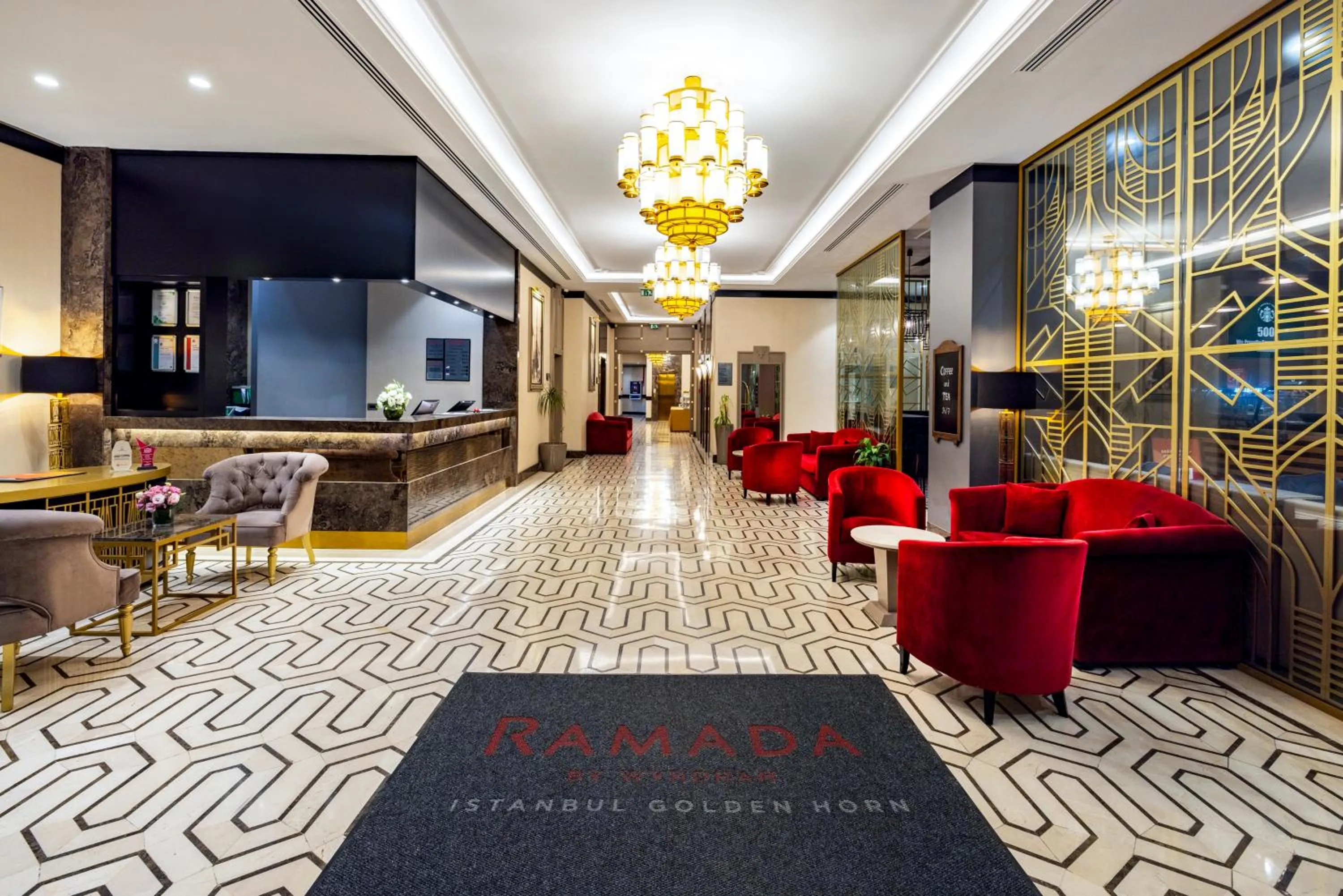 Lobby or reception in Ramada by Wyndham Istanbul Golden Horn