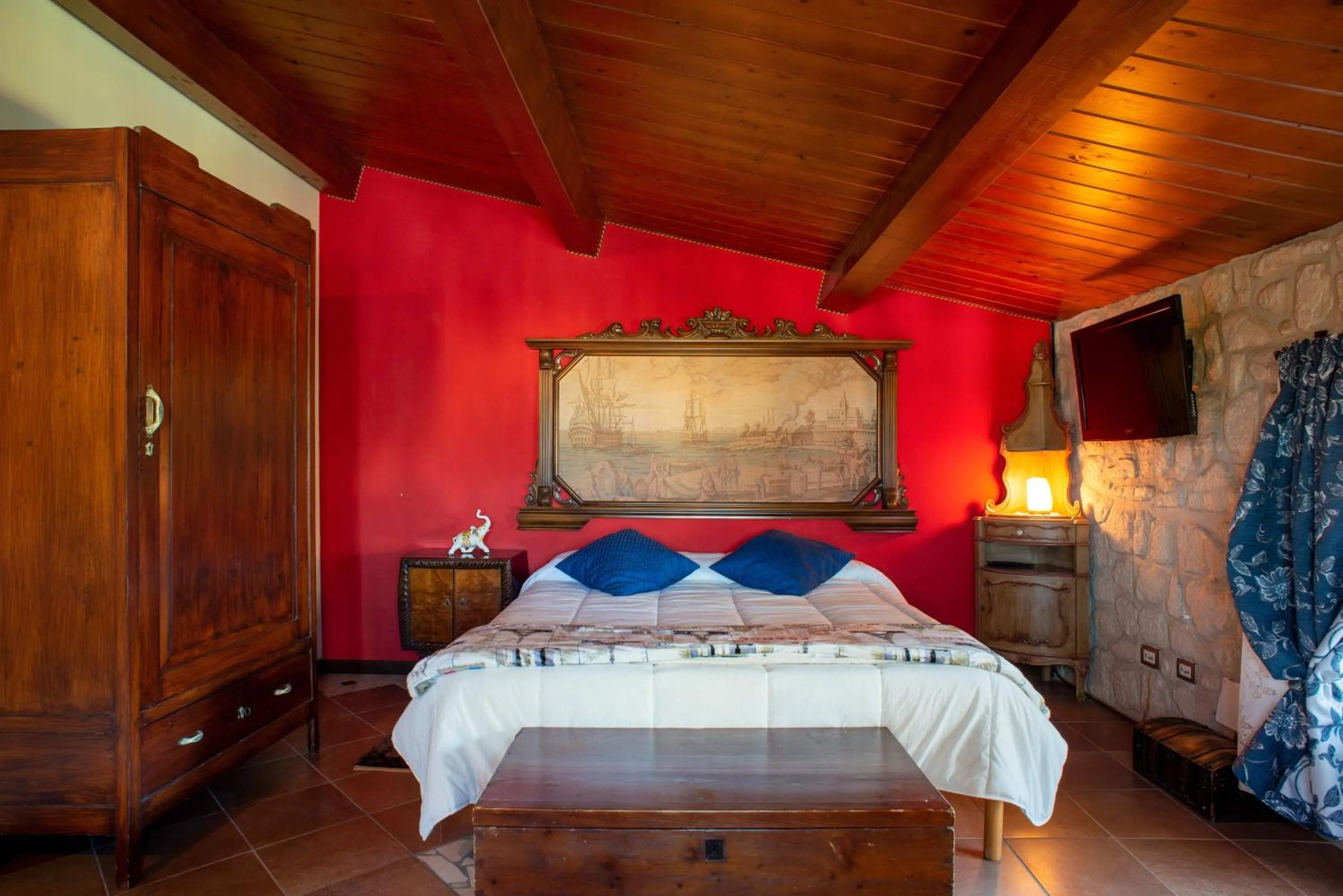 Living room, Bed in Ai confini dell Etna 1