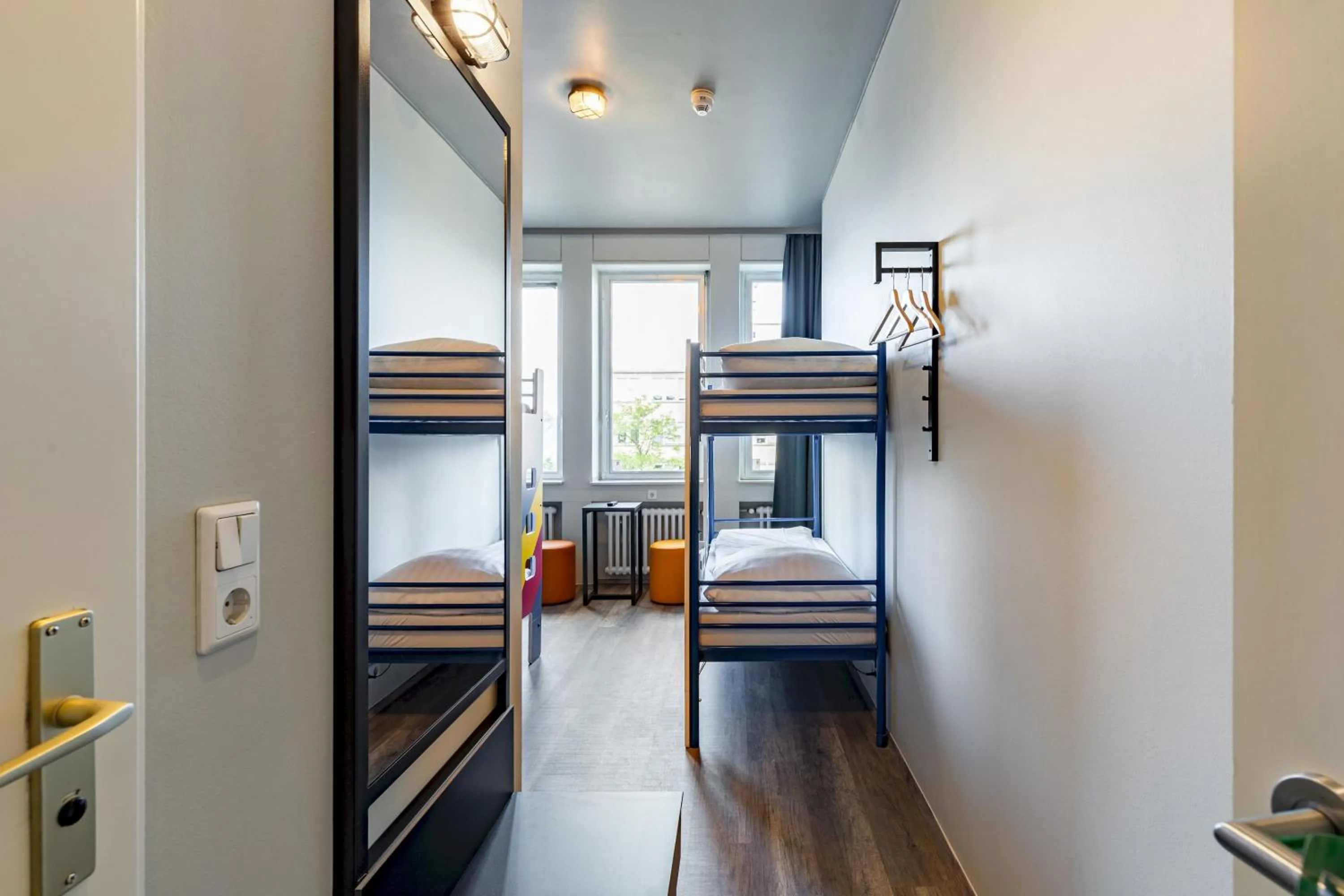 Photo of the whole room, Bed in a&o Aachen Hauptbahnhof