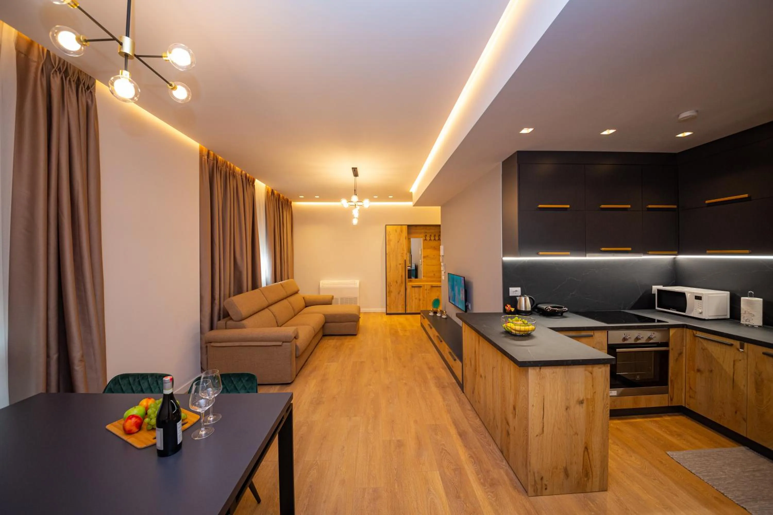 Kitchen or kitchenette in Central Chic Apartments