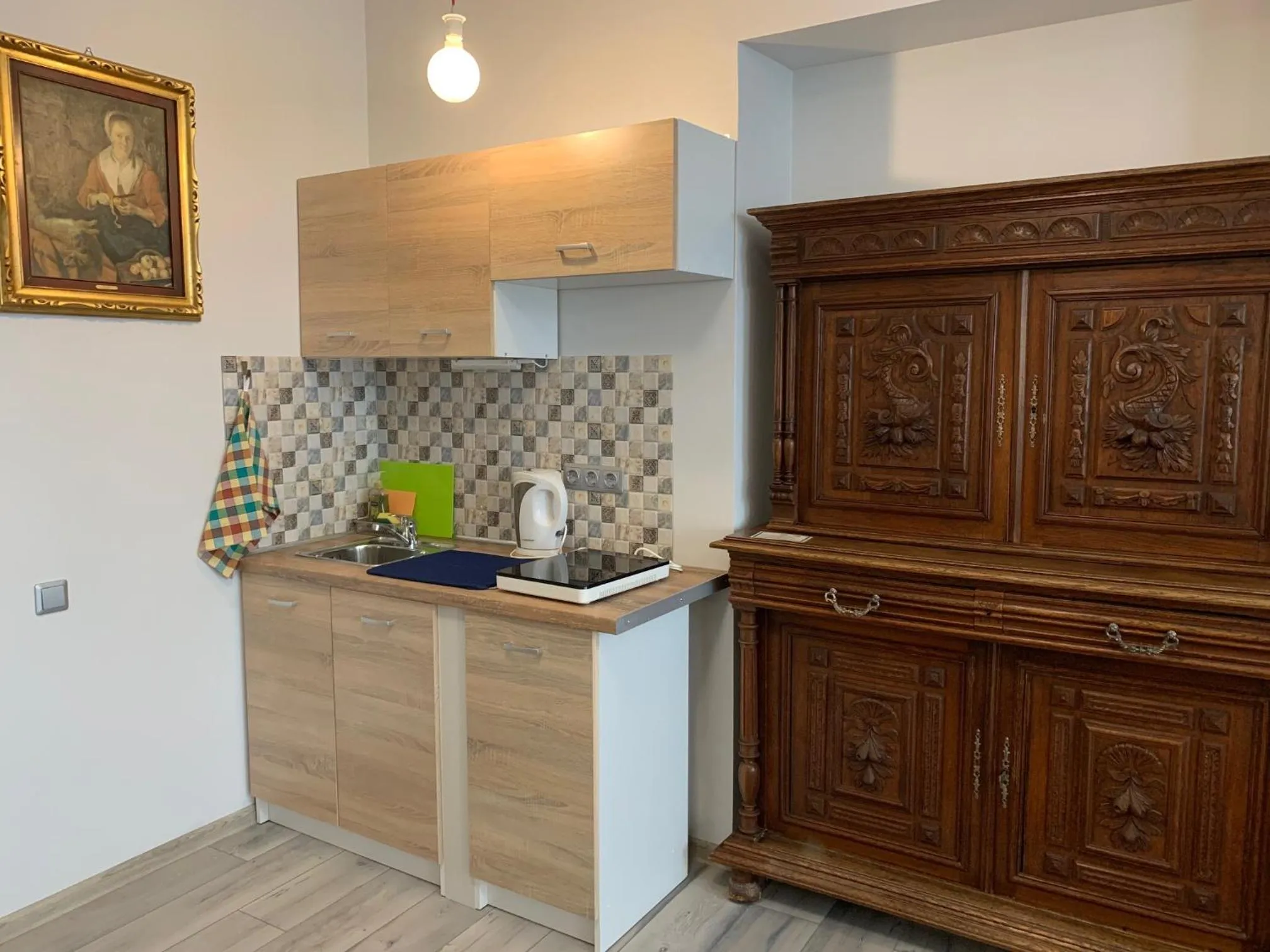 Kitchen or kitchenette in NB Apartments Riga Old Town