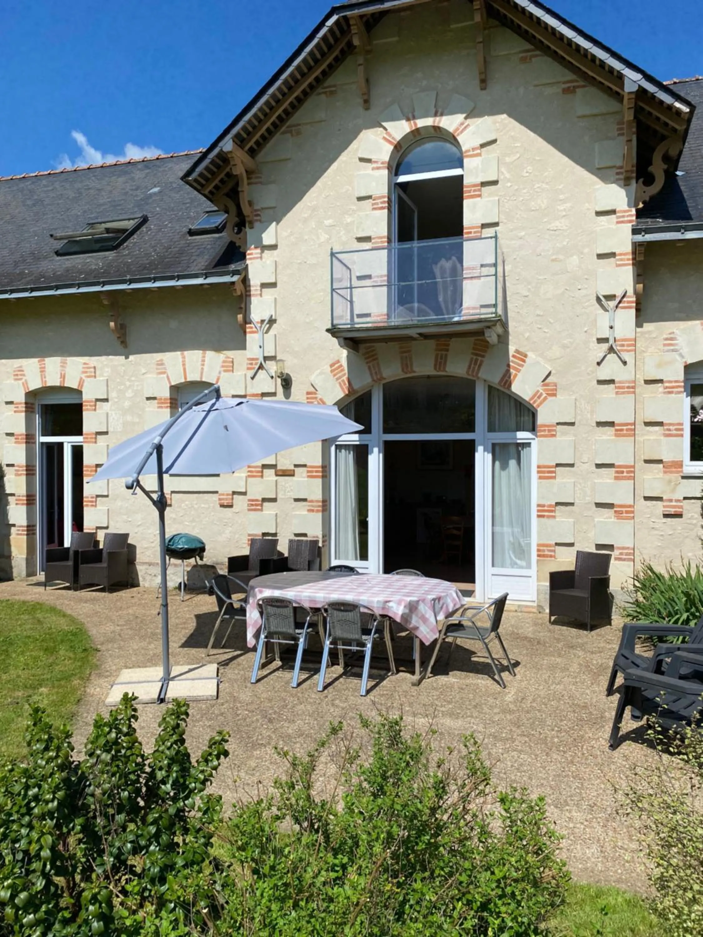 Patio in Loire Valley Cottages