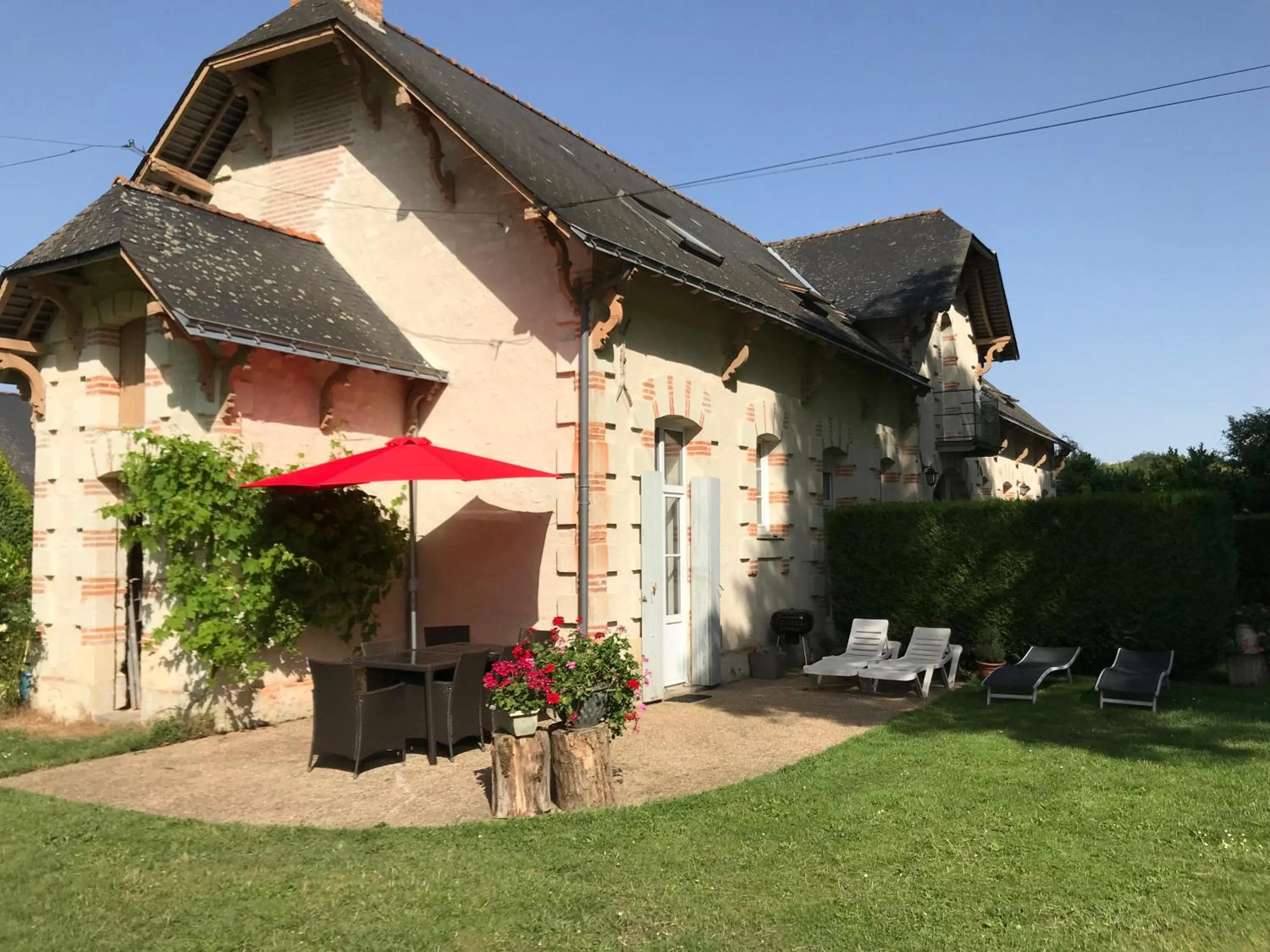 Patio in Loire Valley Cottages