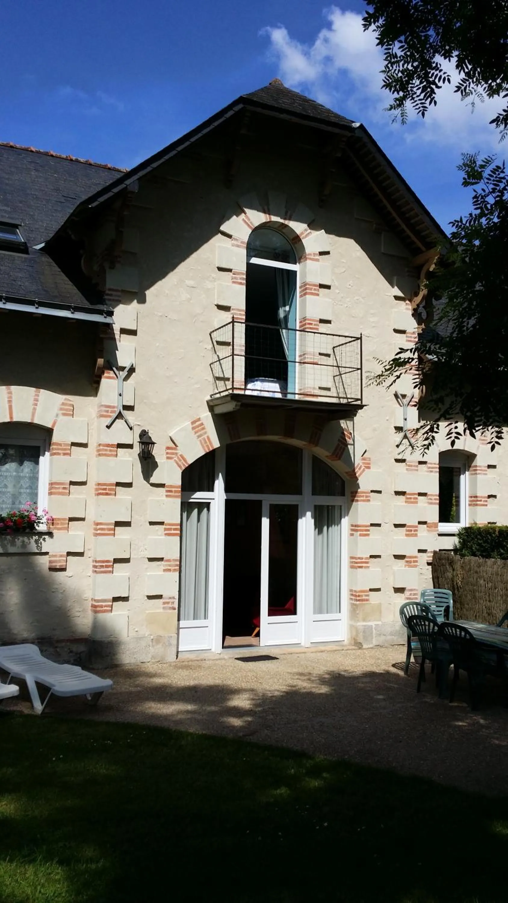 Garden view in Loire Valley Cottages