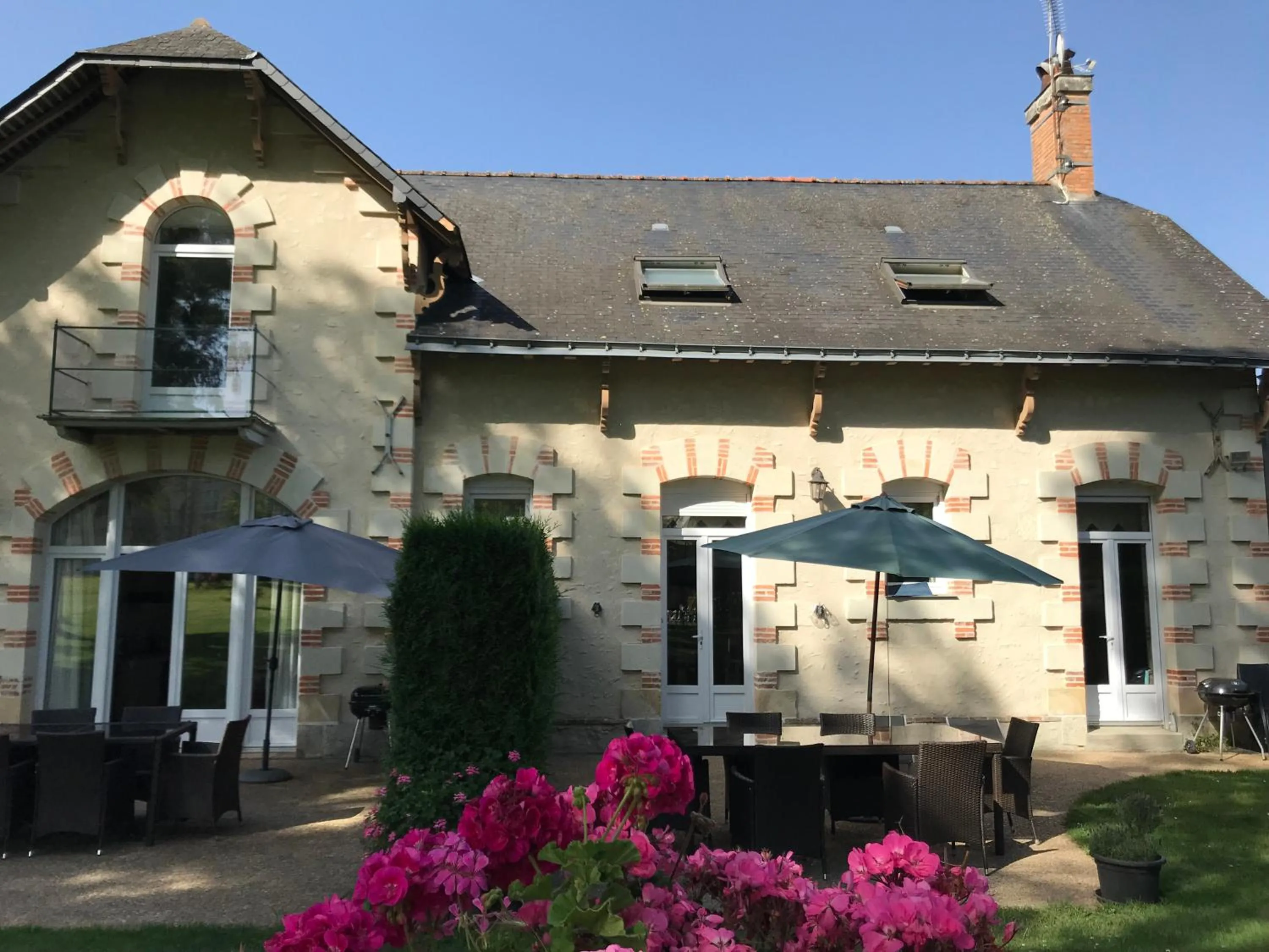 Patio in Loire Valley Cottages