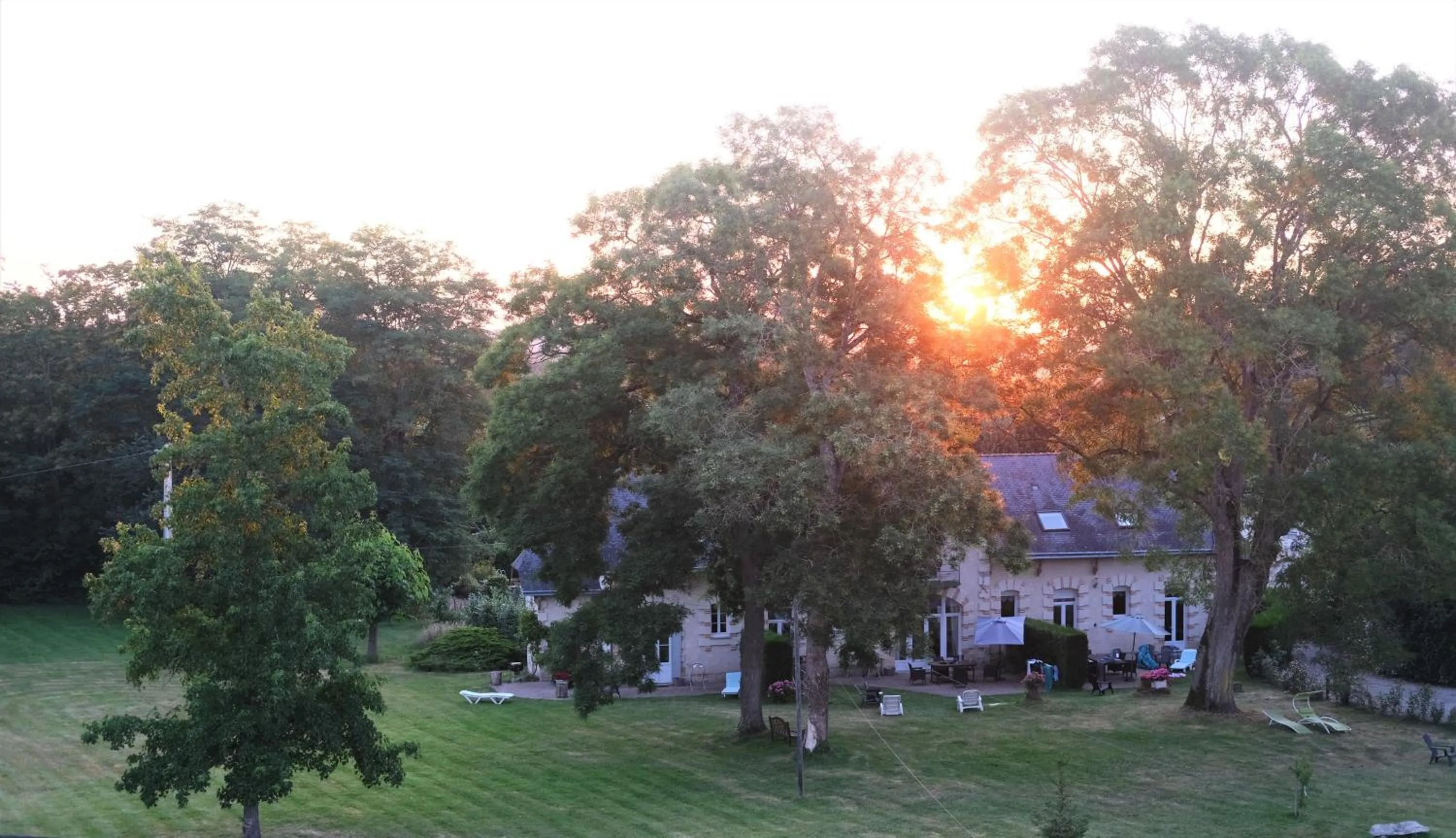 Garden view in Loire Valley Cottages