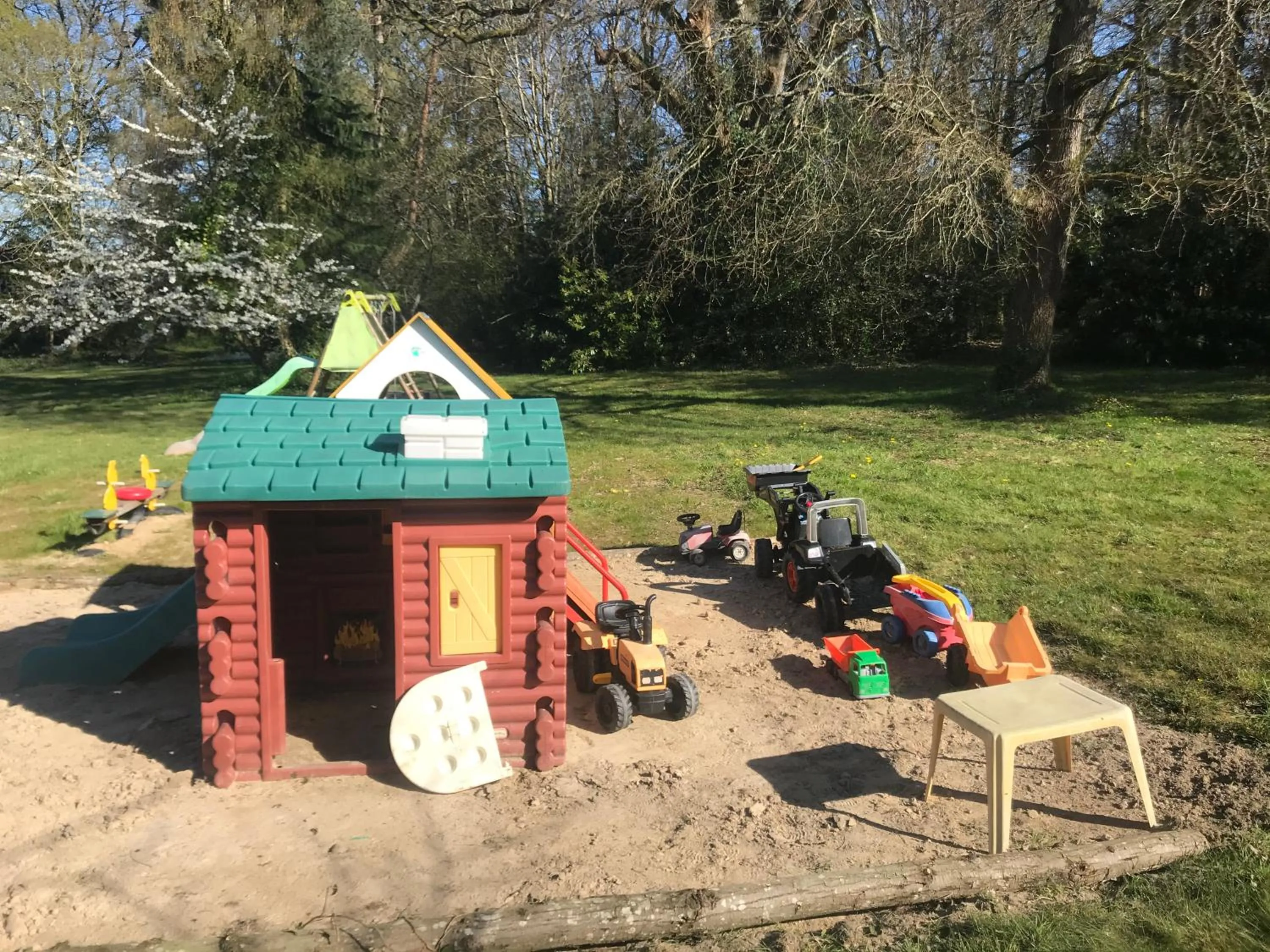 Children play ground in Loire Valley Cottages