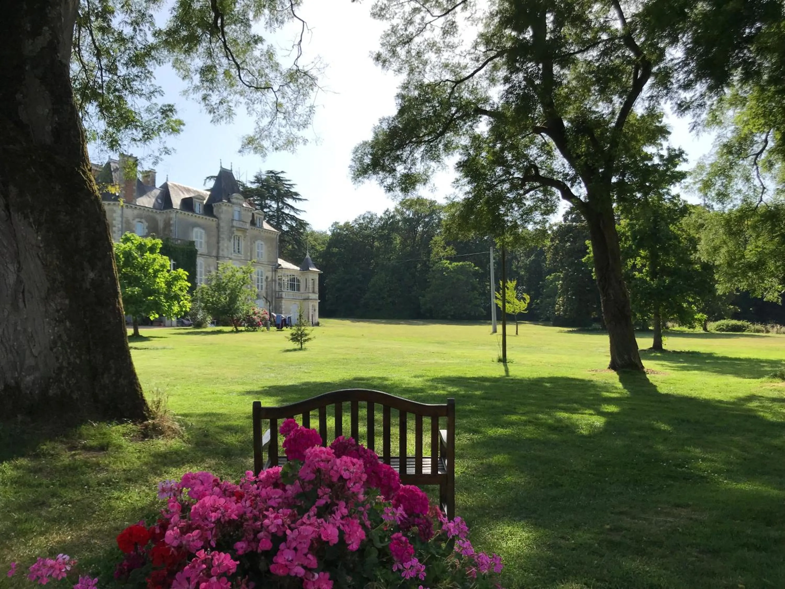 Garden view in Loire Valley Cottages