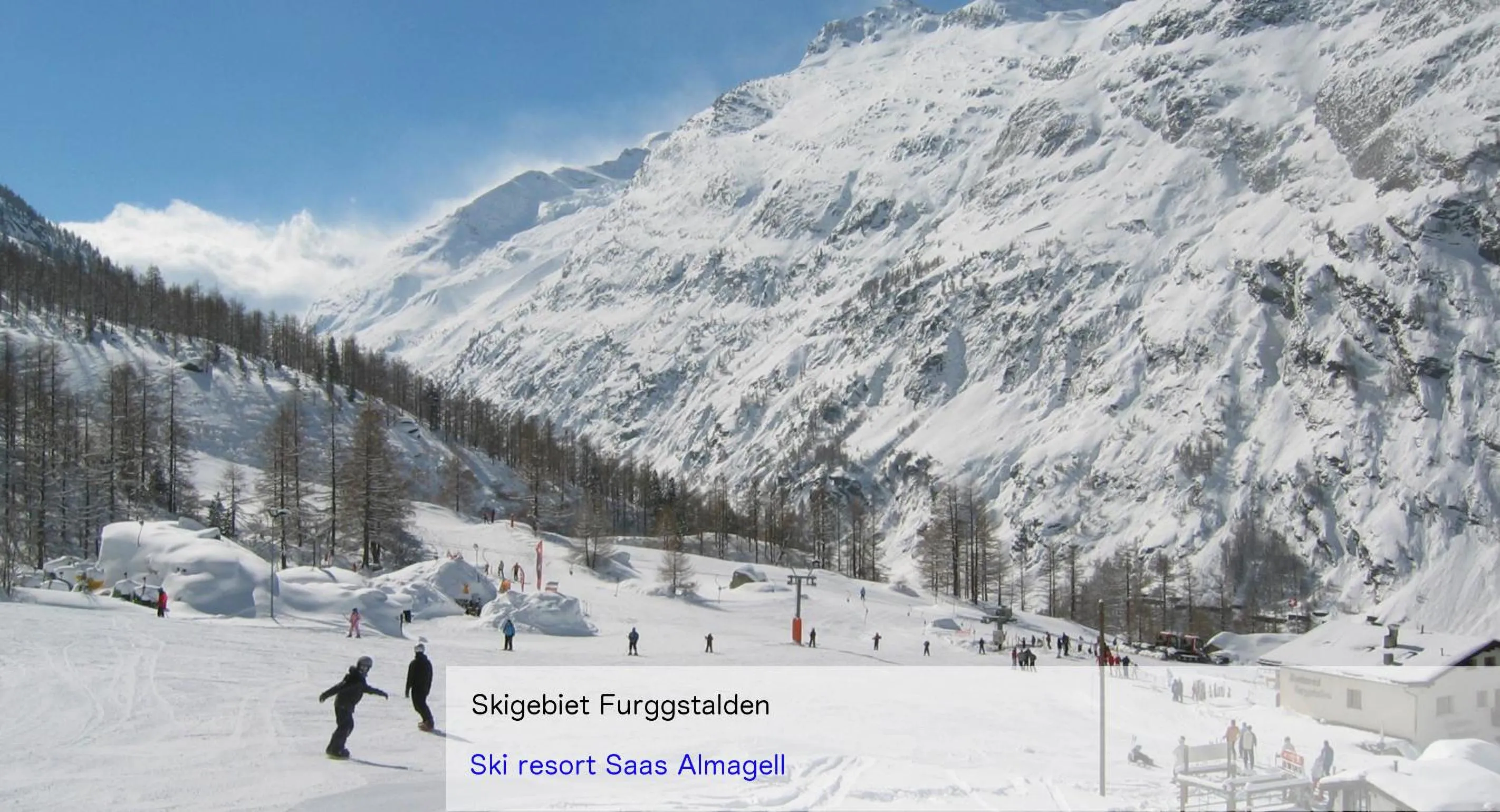 Natural landscape in Hotel Restaurant Mattmarkblick