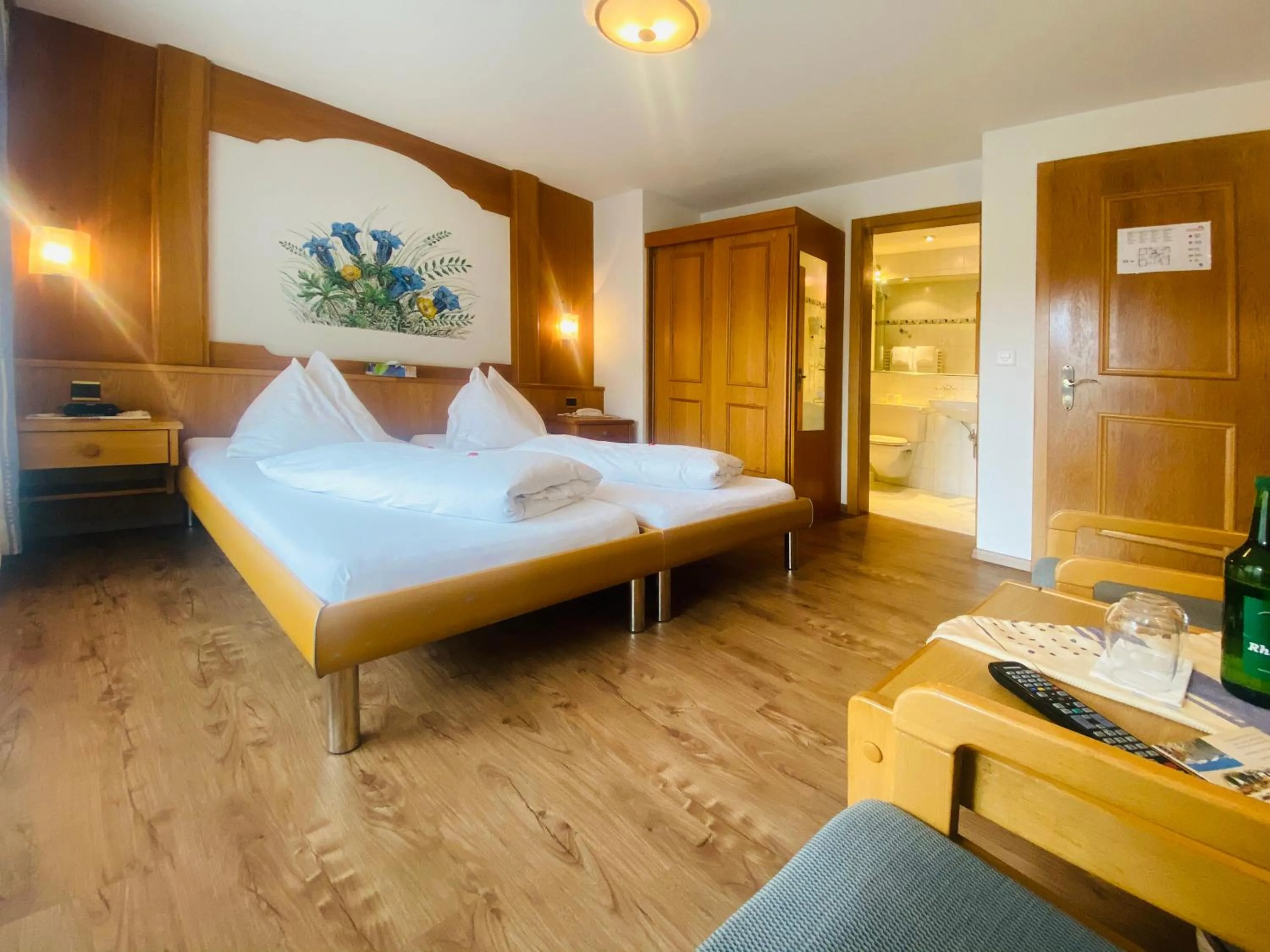 Photo of the whole room, Bed in Hotel Restaurant Mattmarkblick