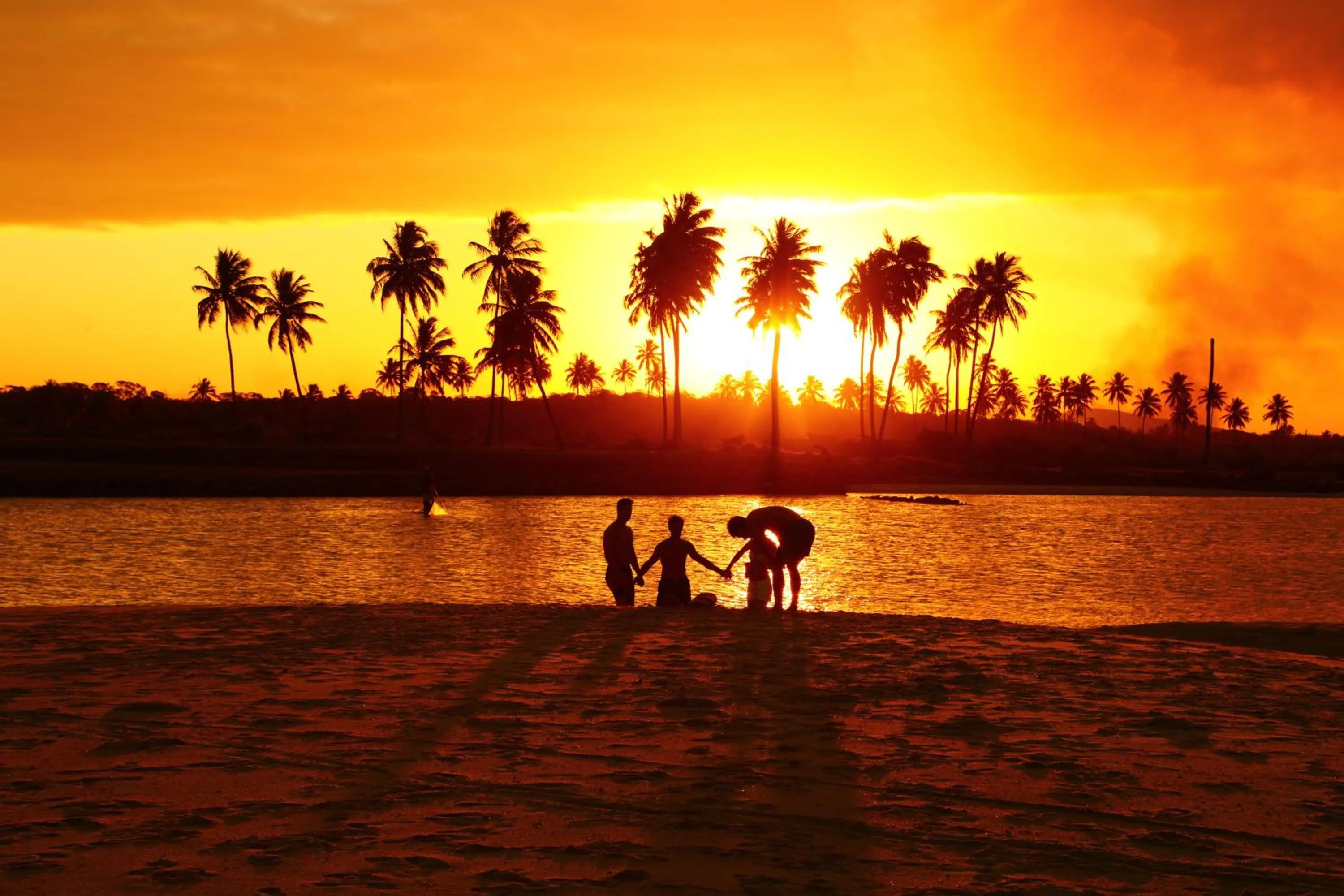 Sunset in Privê Pontal de Maracaipe