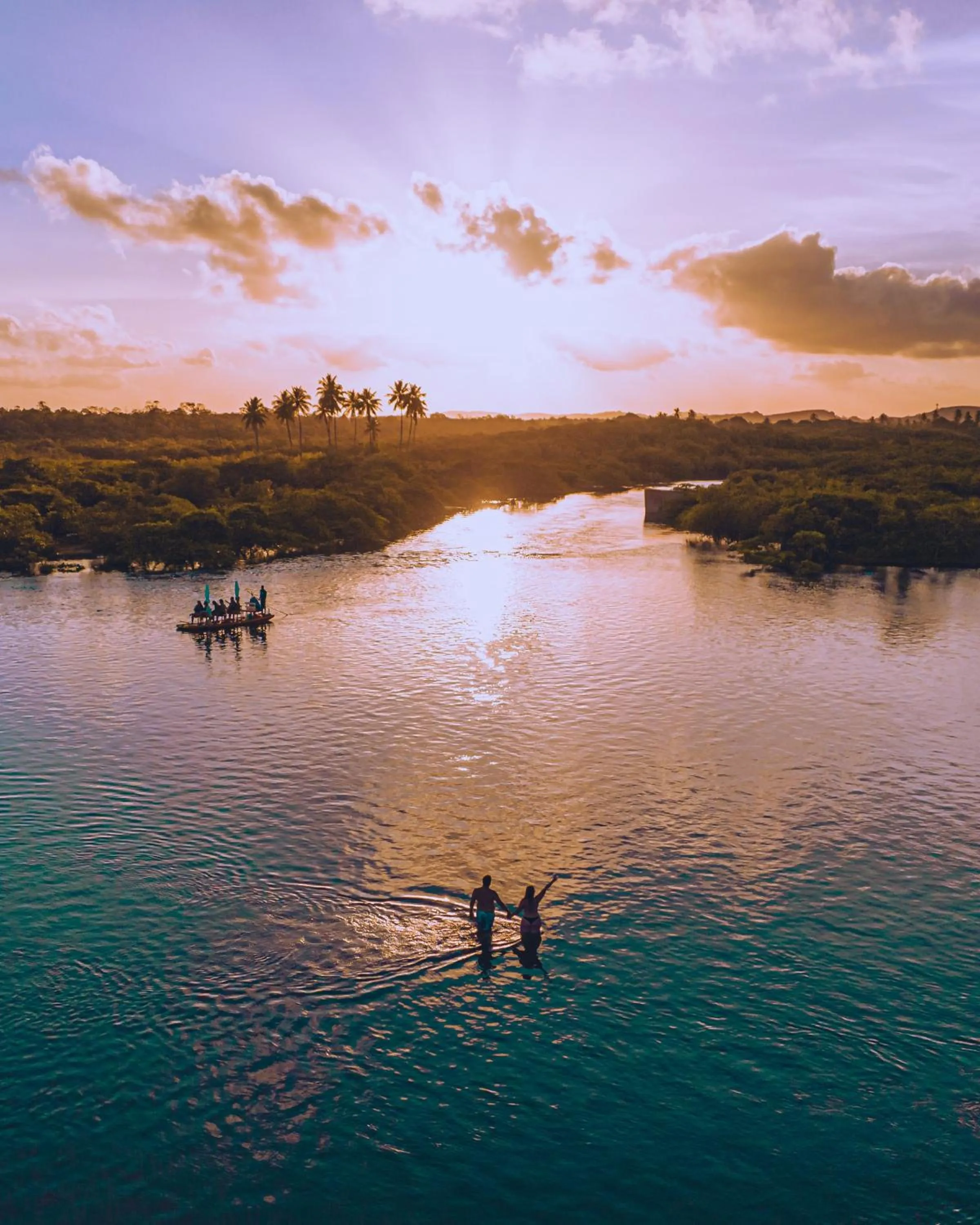 Sunset in Privê Pontal de Maracaipe
