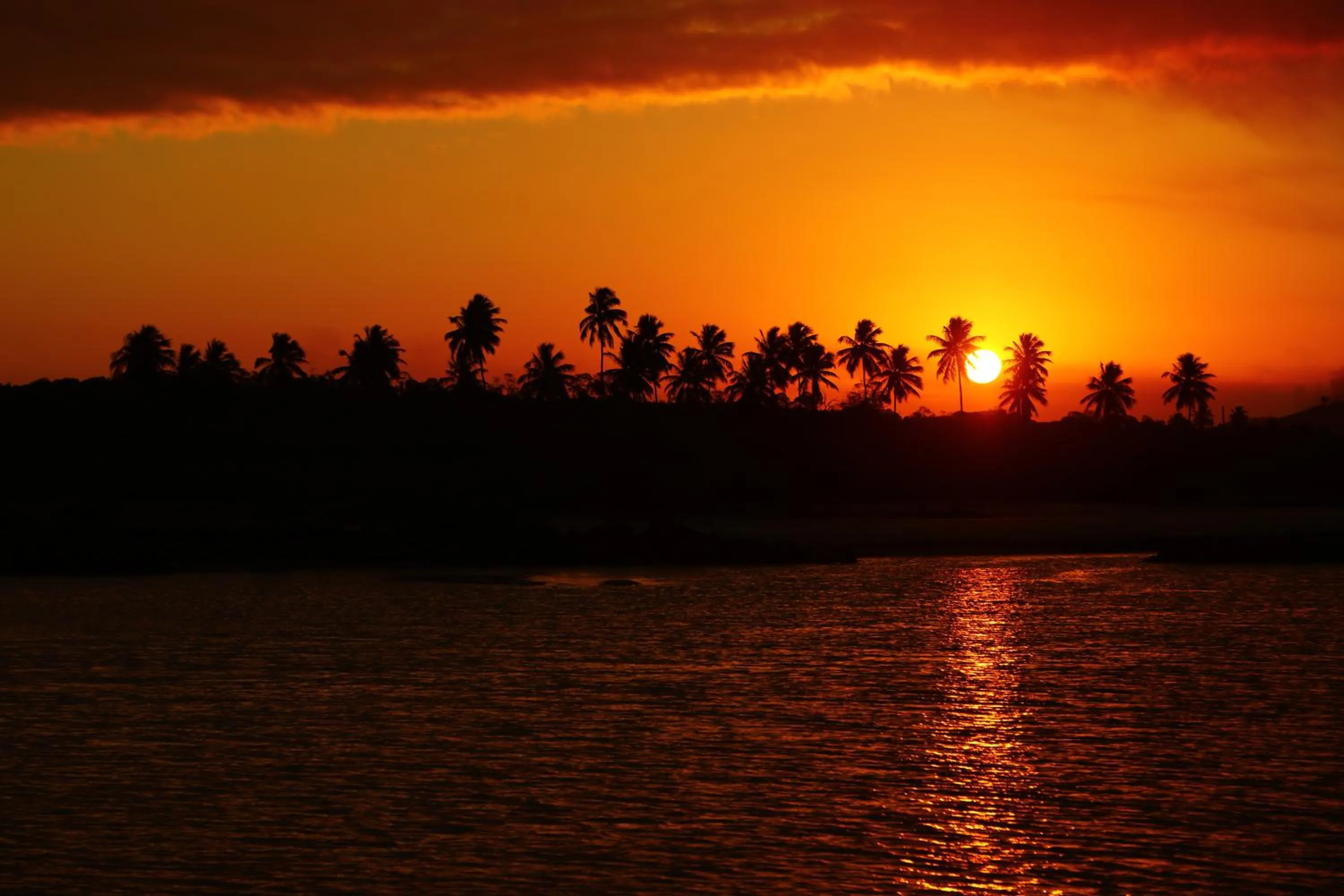 Sunset in Privê Pontal de Maracaipe