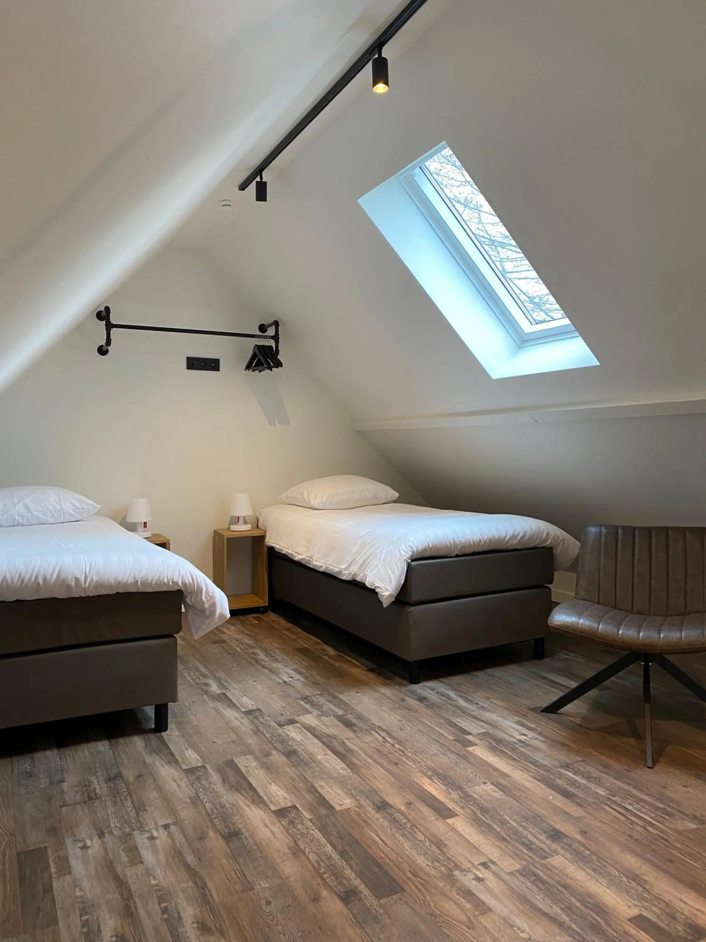 Bedroom, Bed in B&B Sint-Mariaburg