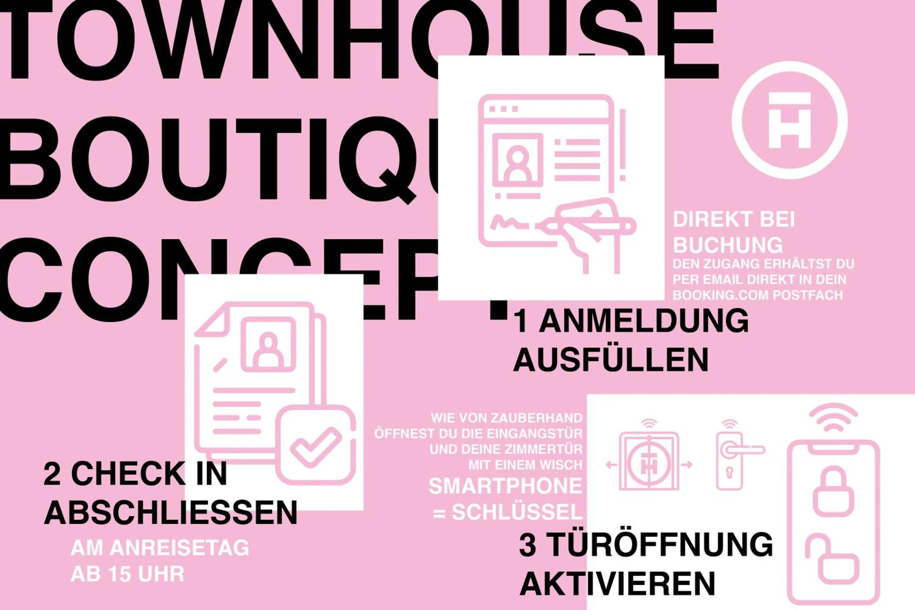 Logo/Certificate/Sign in The Townhouse Ruhpolding - Individual Design & Casual Concept