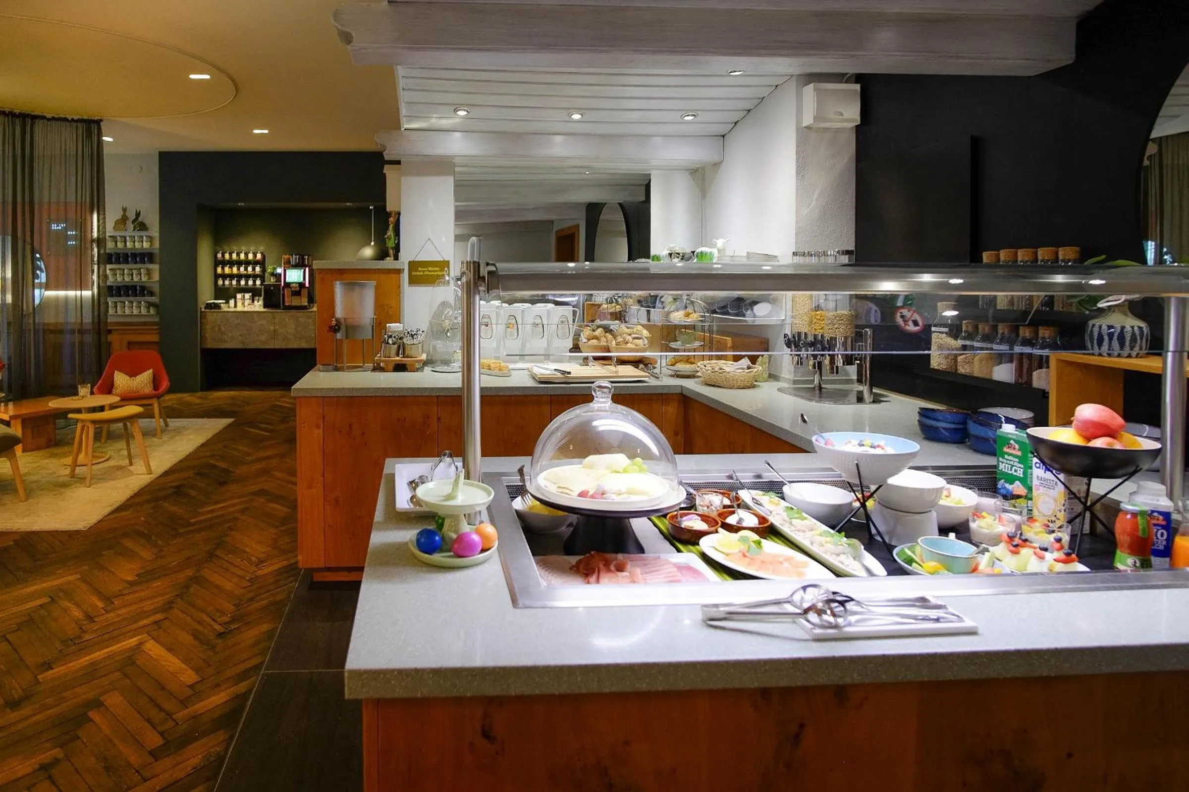 Buffet breakfast in The Townhouse Ruhpolding - Individual Design & Casual Concept