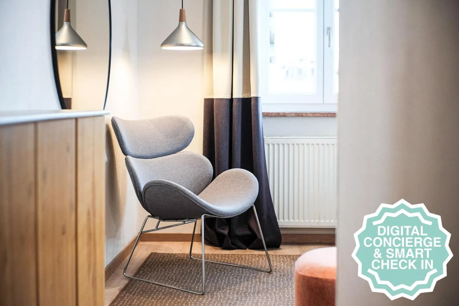 Living room in The Townhouse Ruhpolding - Individual Design & Casual Concept