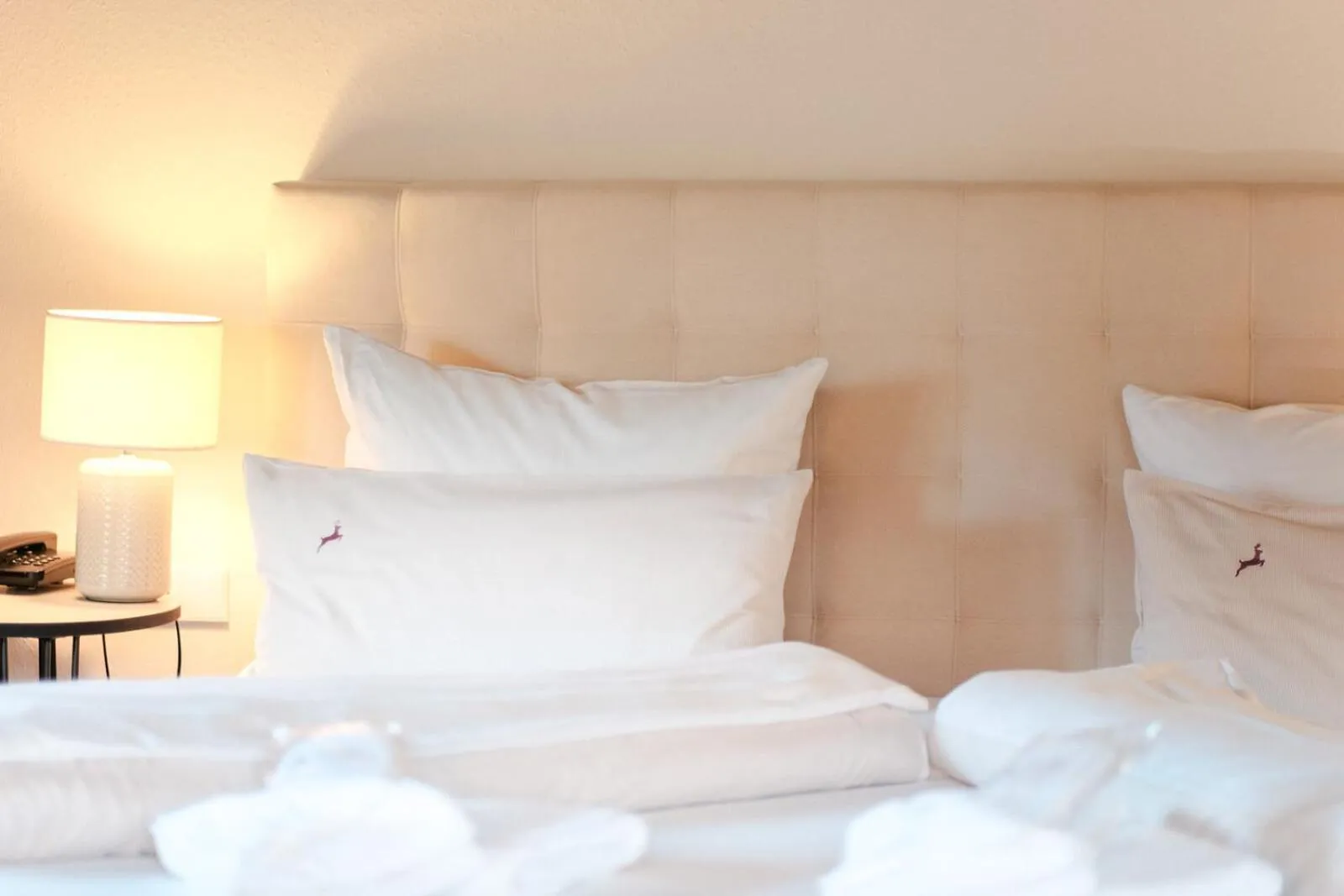 Bed in The Townhouse Ruhpolding - Individual Design & Casual Concept