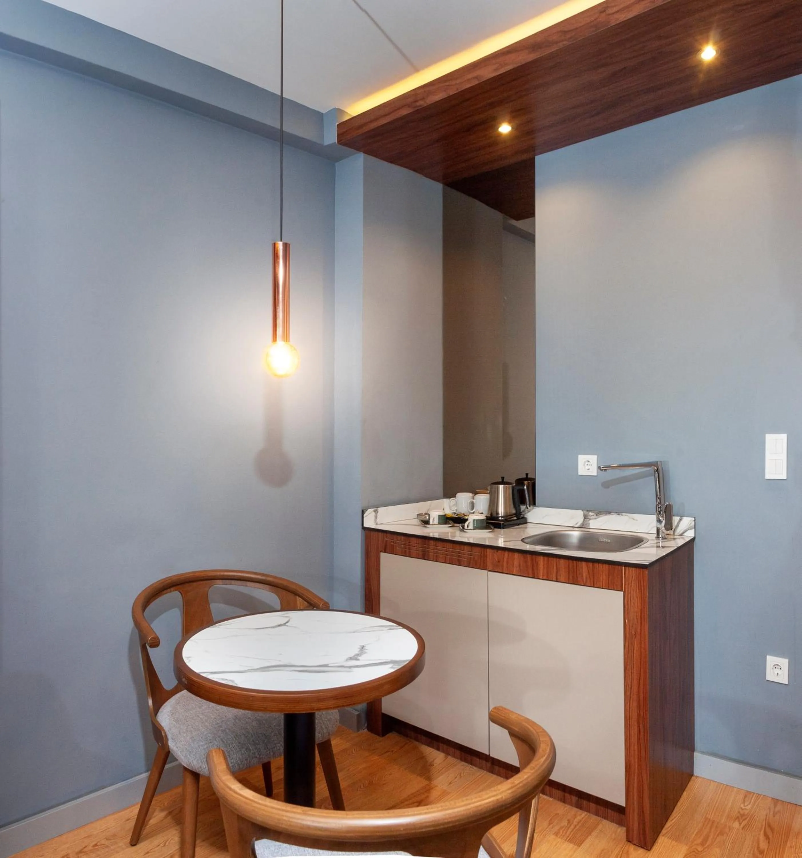 Kitchen or kitchenette in Vitabella Suites