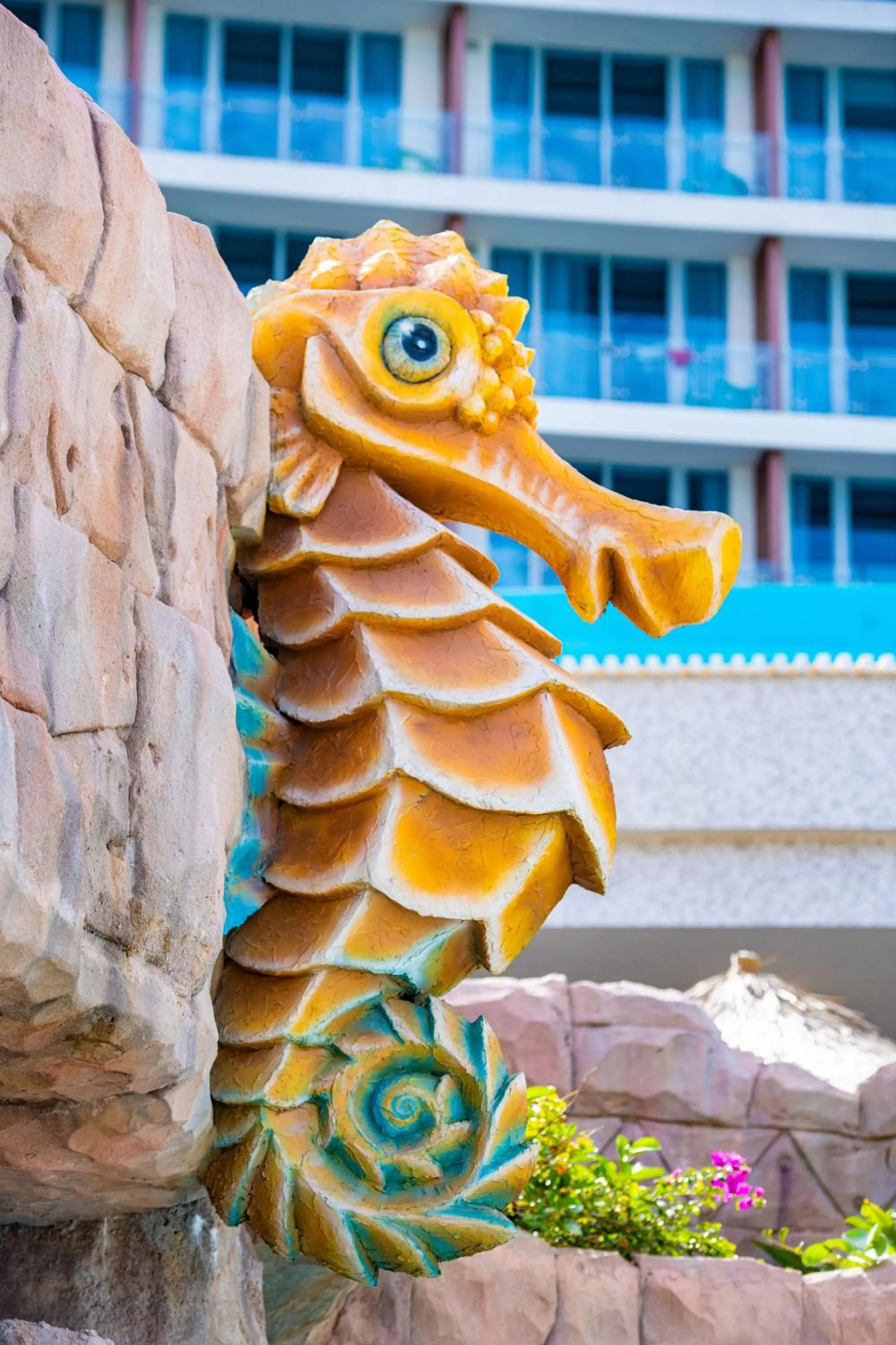 Aqua park in Margaritaville Beach Resort Nassau