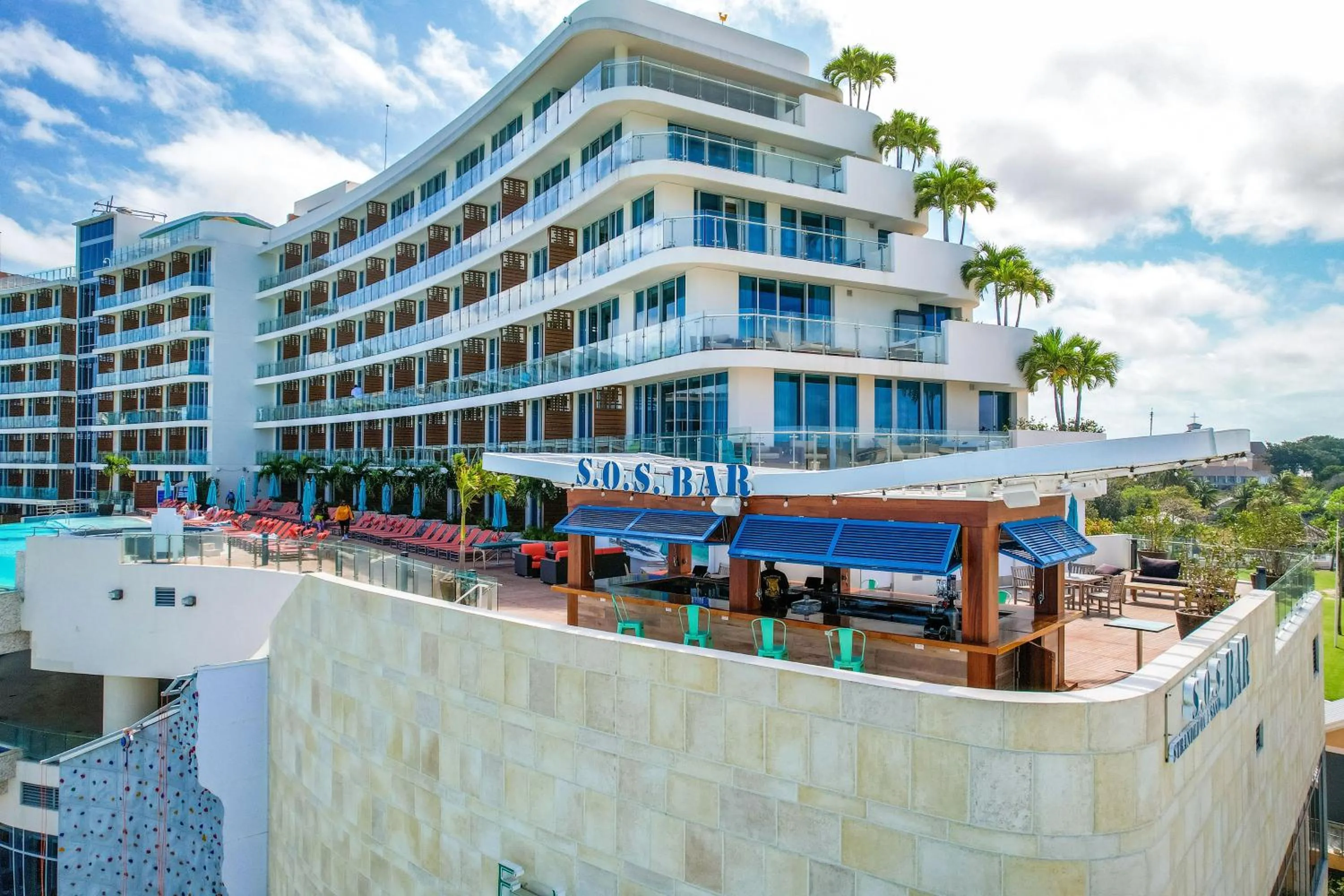 Property building in Margaritaville Beach Resort Nassau