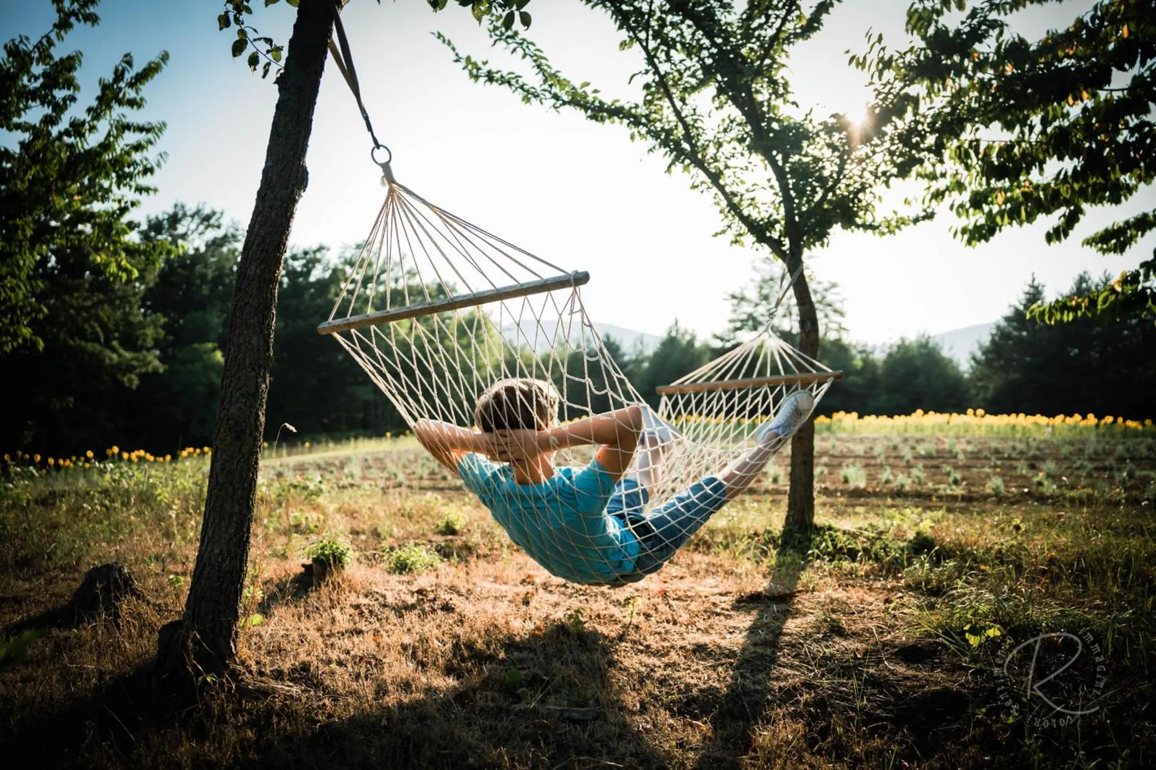 Garden view in Cascina Boschetto