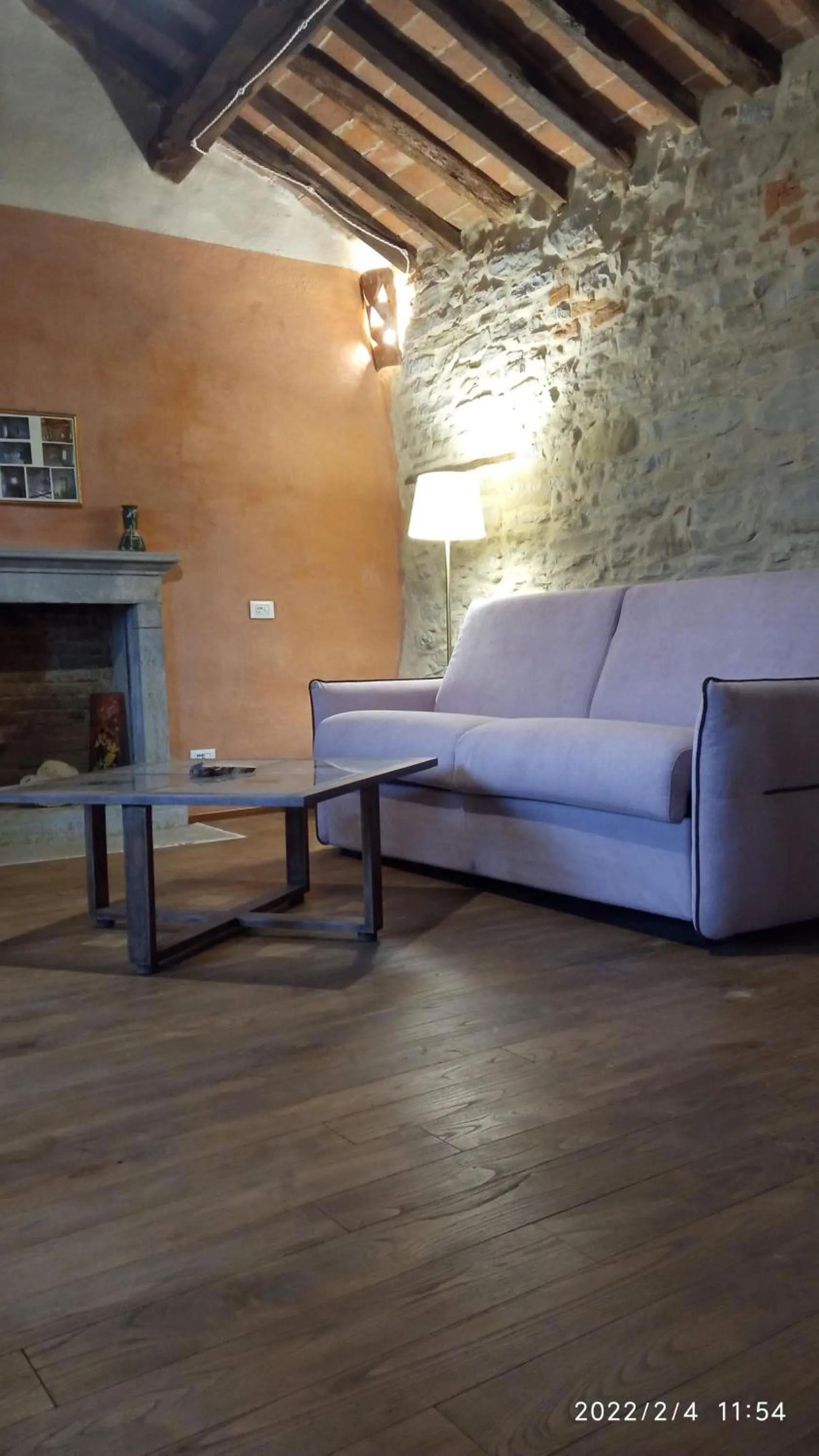 Living room in Cascina Boschetto