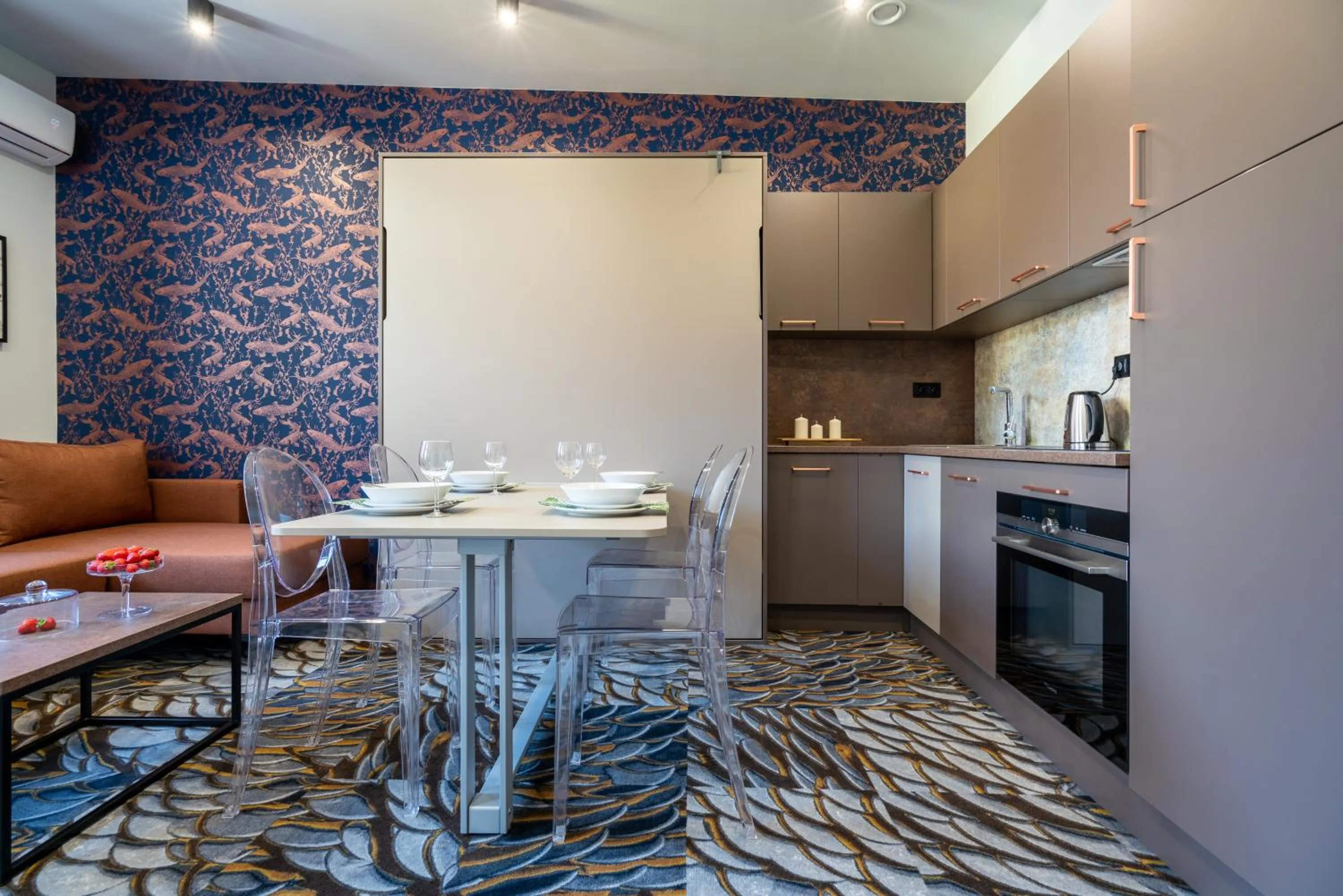 Kitchen or kitchenette in Carp&Bed Zator