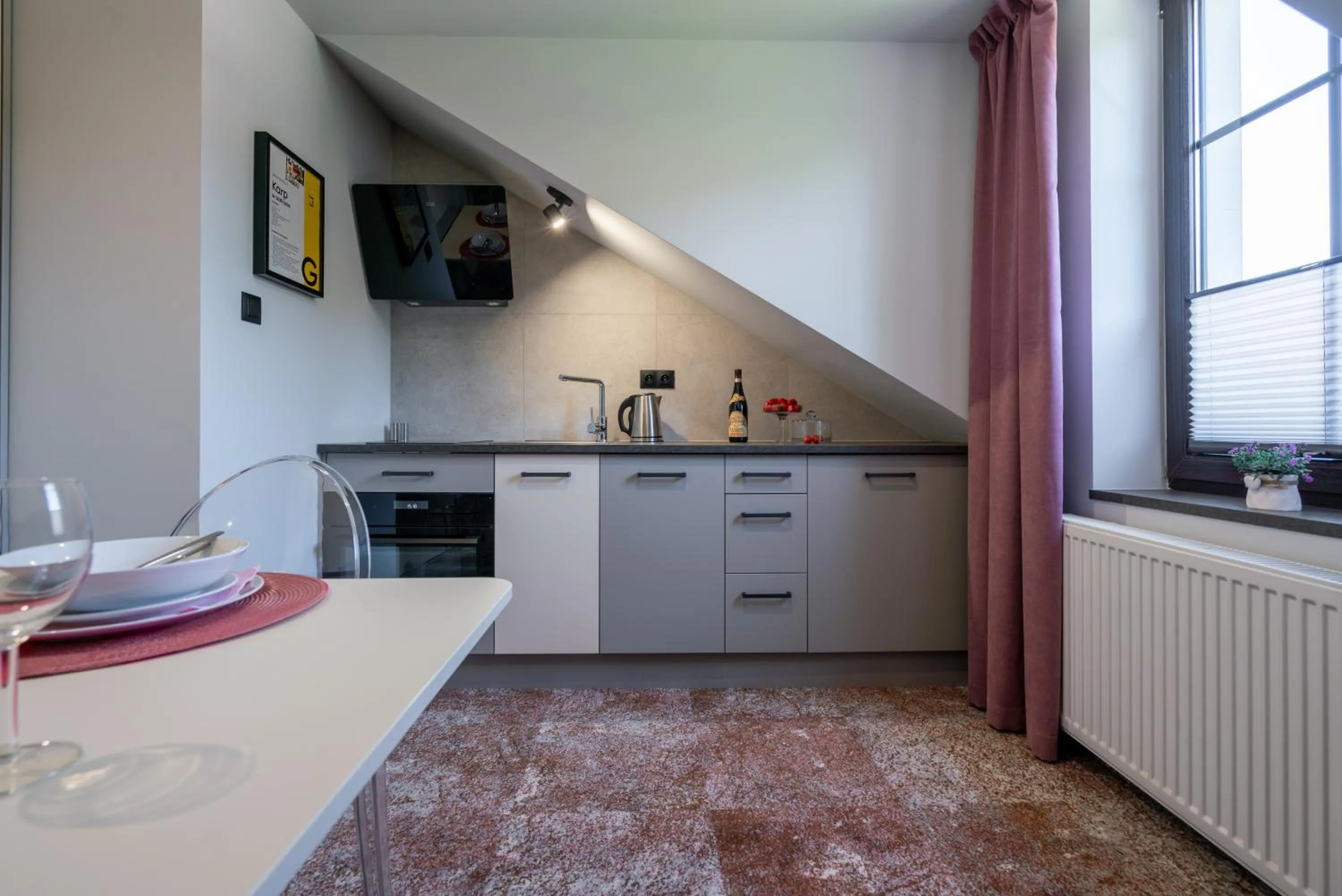 Kitchen or kitchenette in Carp&Bed Zator