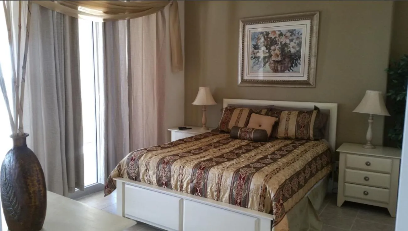 Bed in Tropic Winds Condo