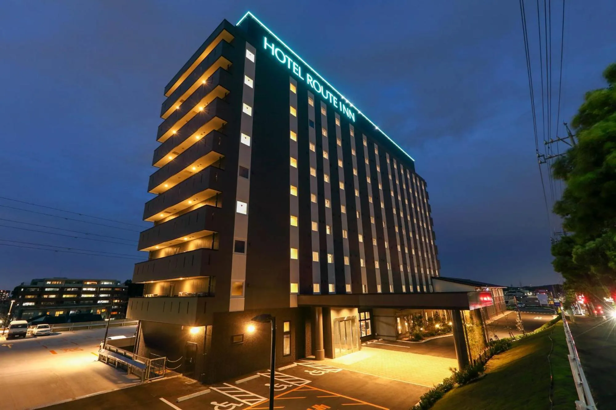 Property building in Route Inn Grantia Tokai Spa&Relaxation