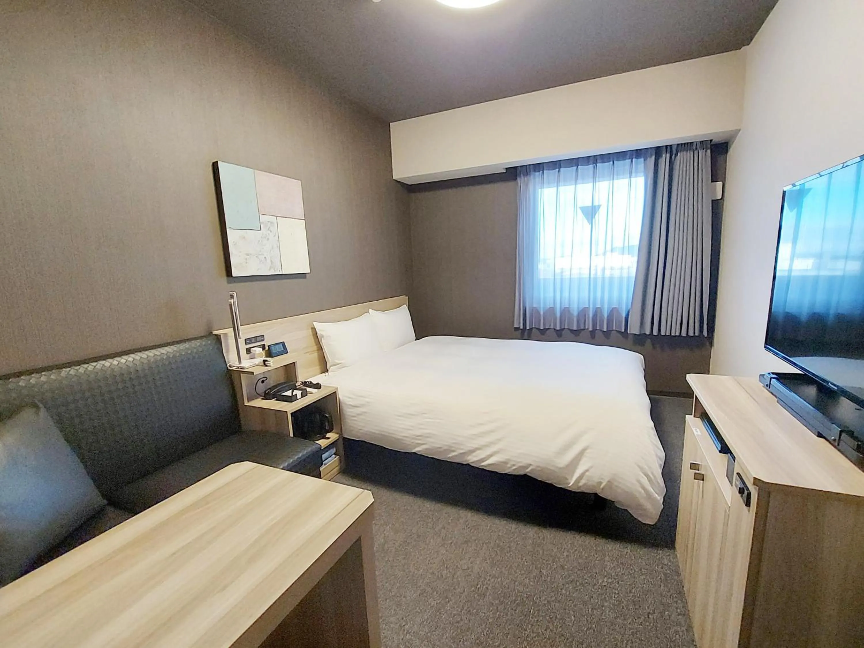 Photo of the whole room, Bed in Hotel Route Inn Kusatsu Ritto -Ritto Inter Kokudo 1 gou-