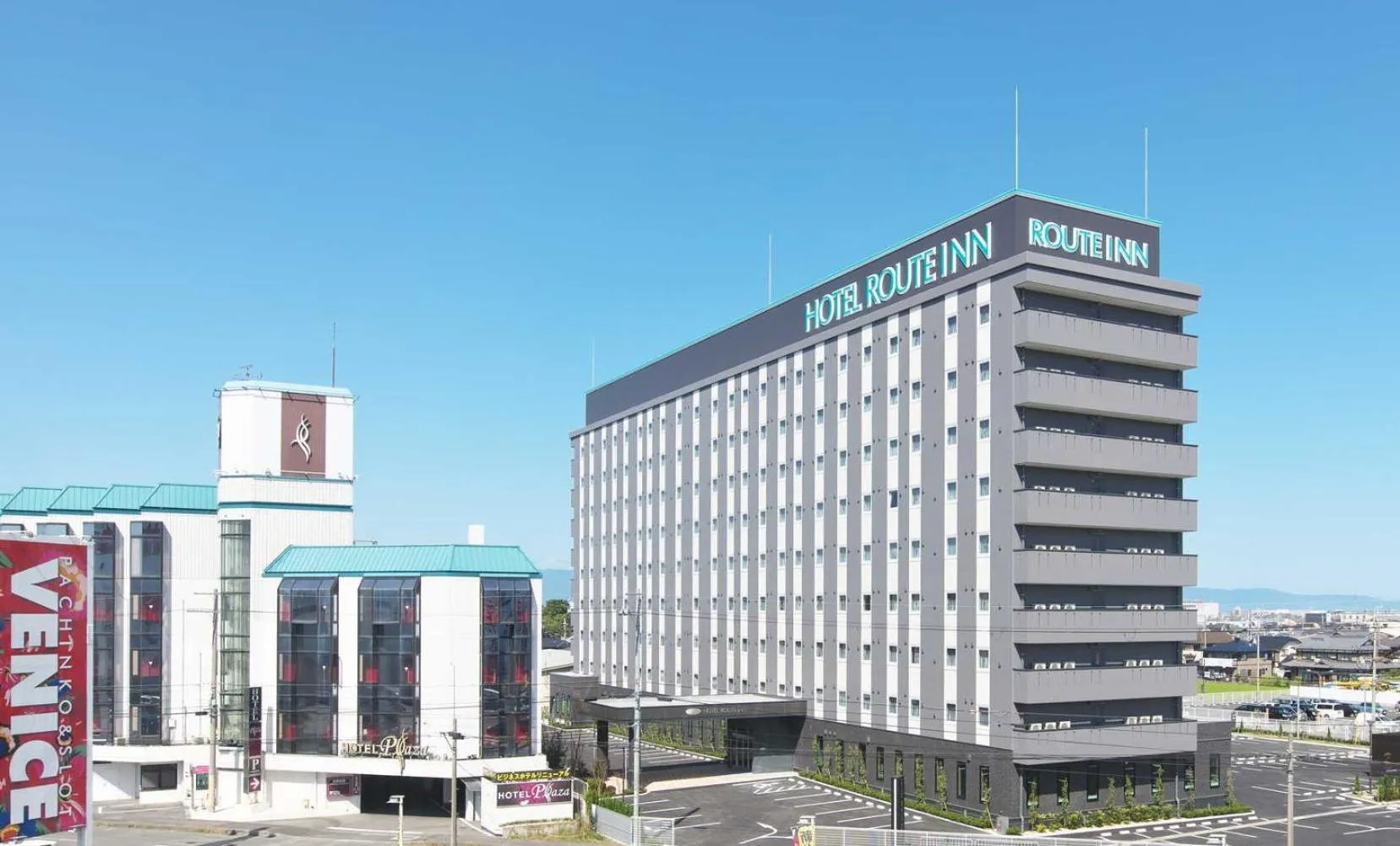 Property building in Hotel Route Inn Kusatsu Ritto -Ritto Inter Kokudo 1 gou-