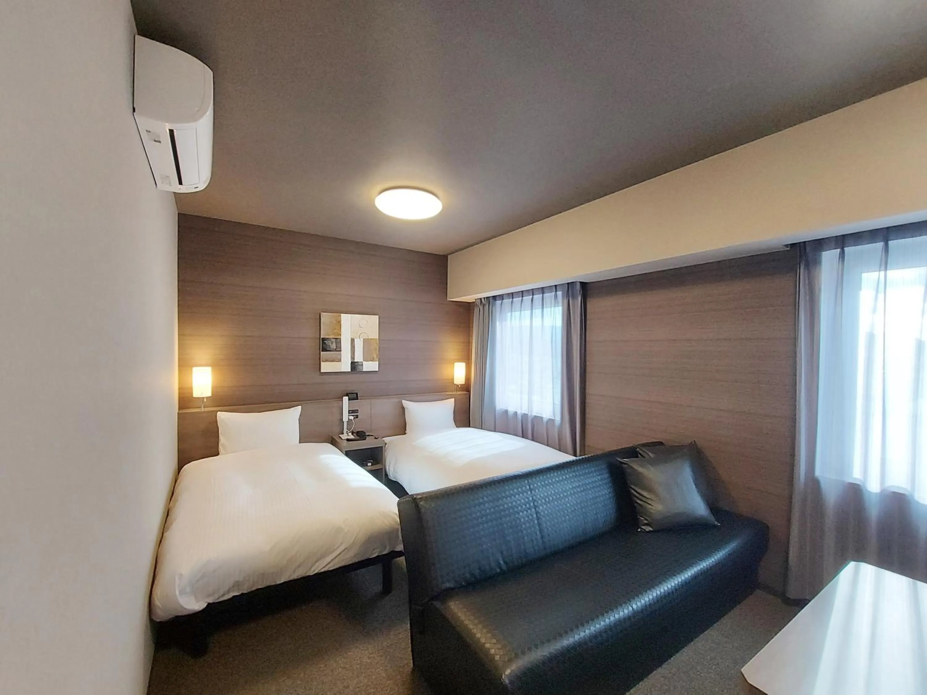 Photo of the whole room, Bed in Hotel Route Inn Kusatsu Ritto -Ritto Inter Kokudo 1 gou-