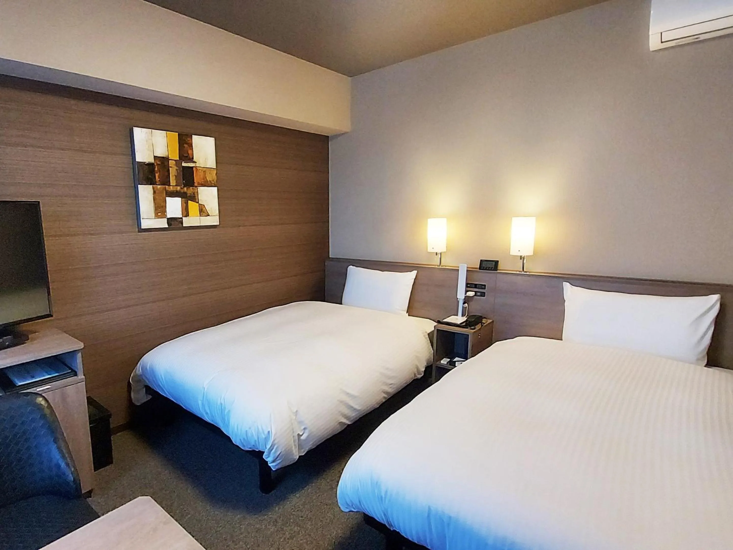 Photo of the whole room, Bed in Hotel Route Inn Kusatsu Ritto -Ritto Inter Kokudo 1 gou-