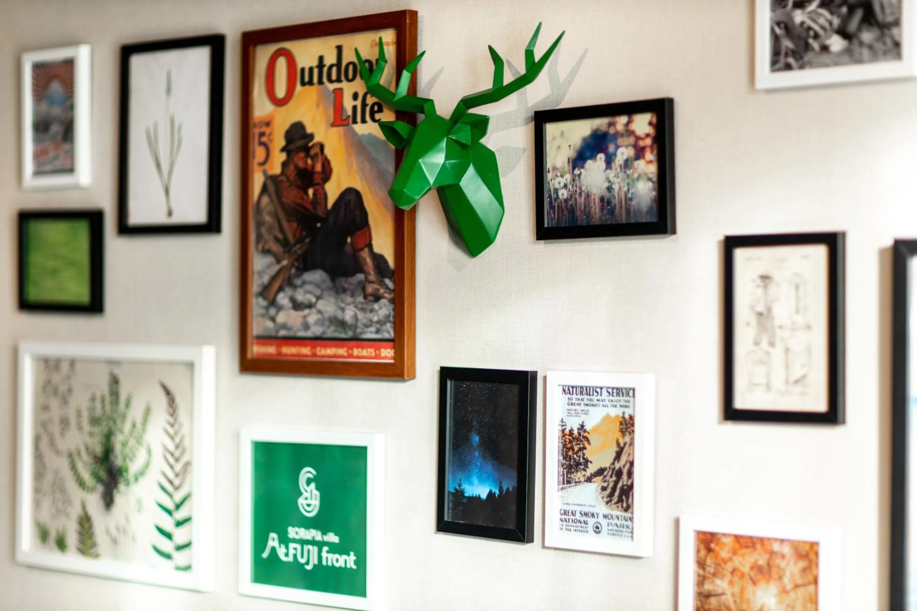 Decorative detail in SORAPIA Villa Mt.FUJI Front