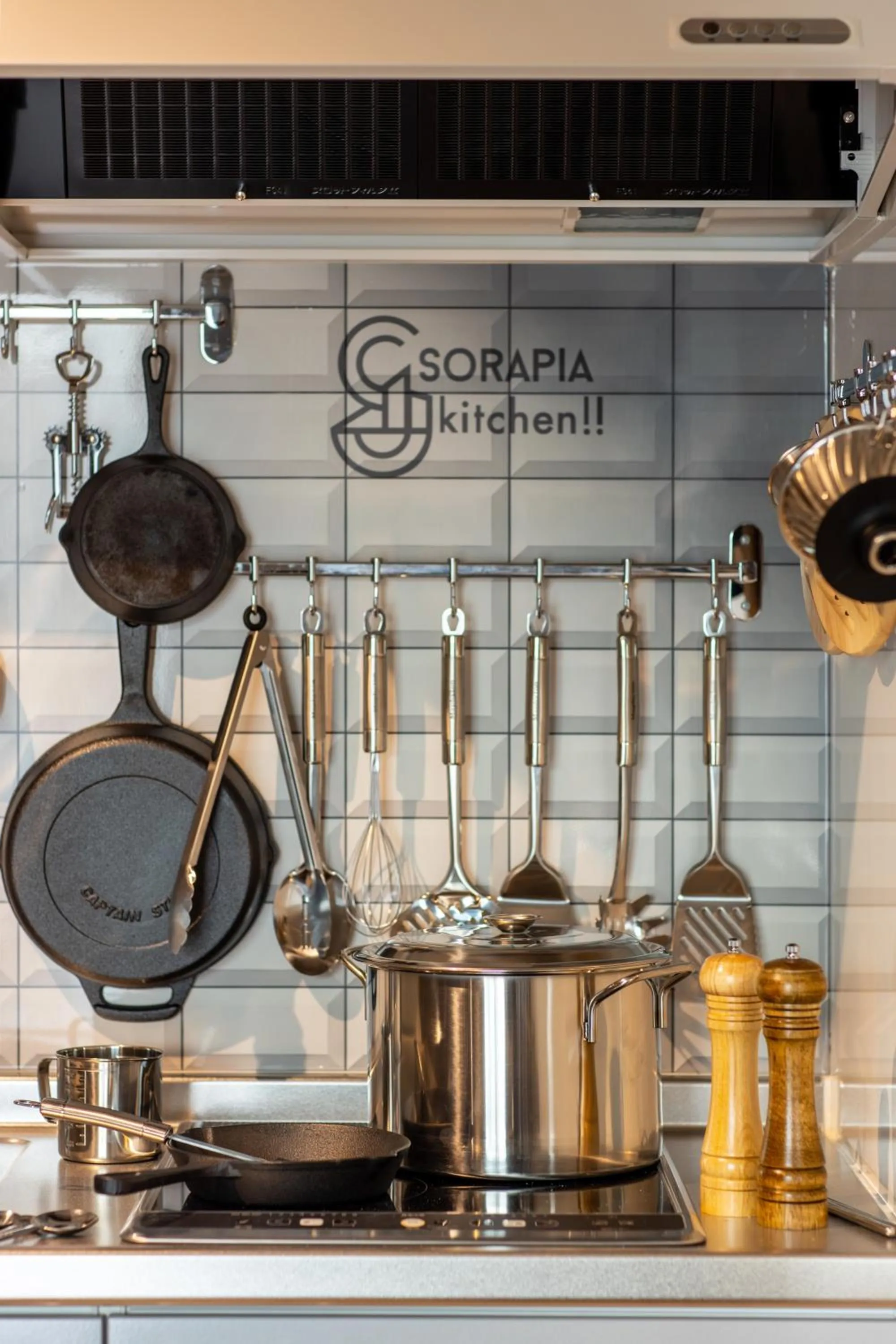 Kitchen or kitchenette in SORAPIA Villa Mt.FUJI Front