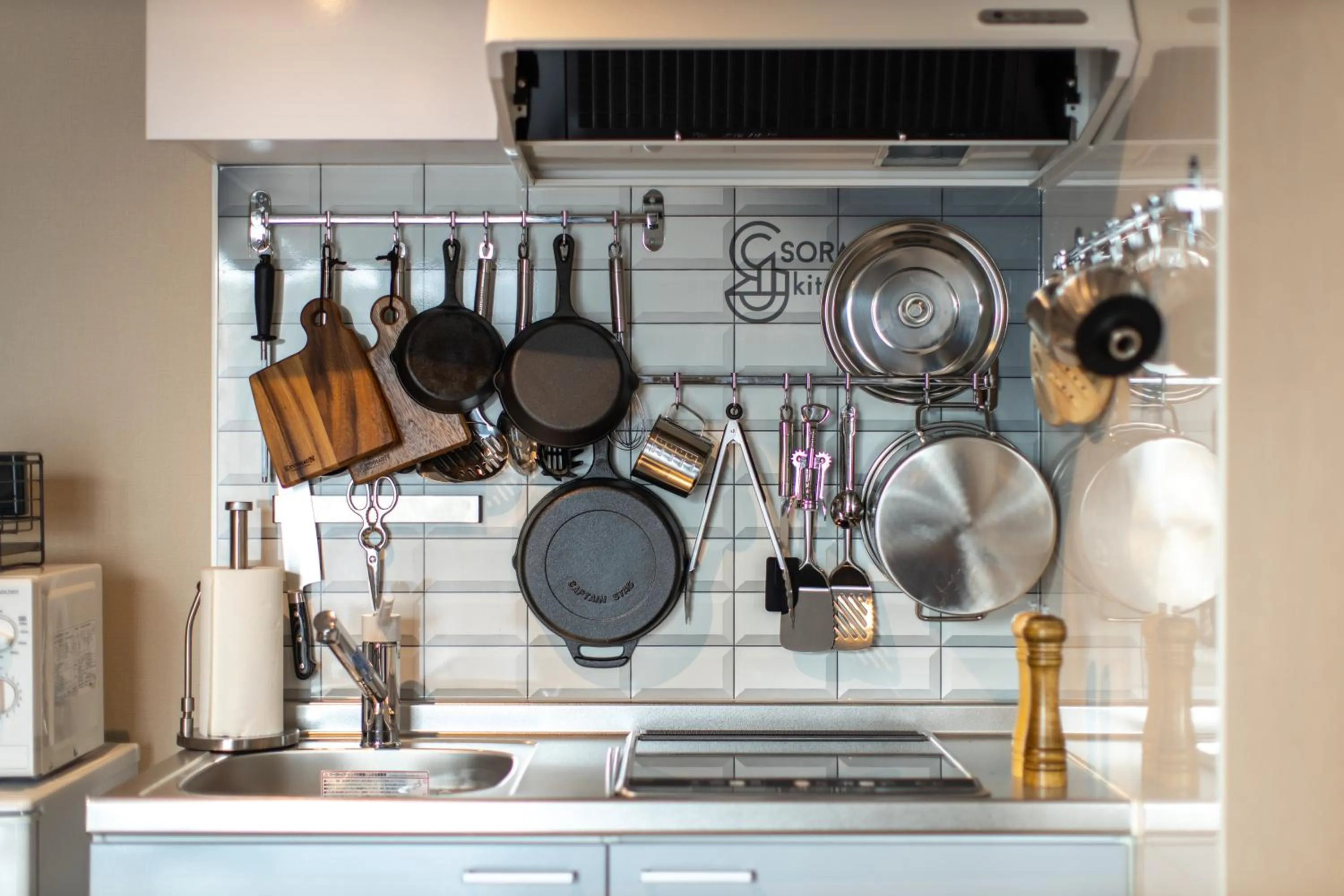 Kitchen or kitchenette in SORAPIA Villa Mt.FUJI Front