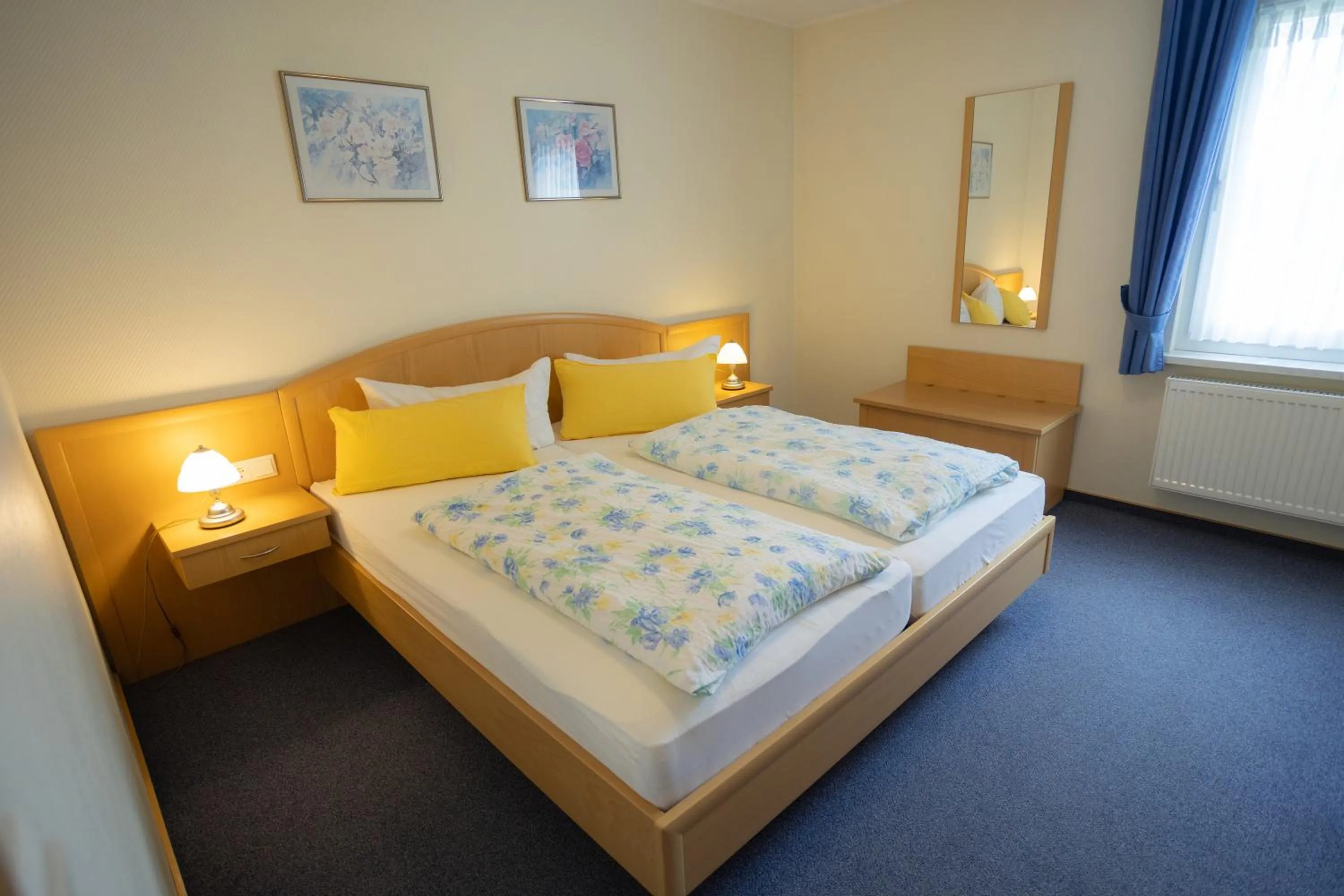 Bedroom, Bed in Landgasthof Gilsbach