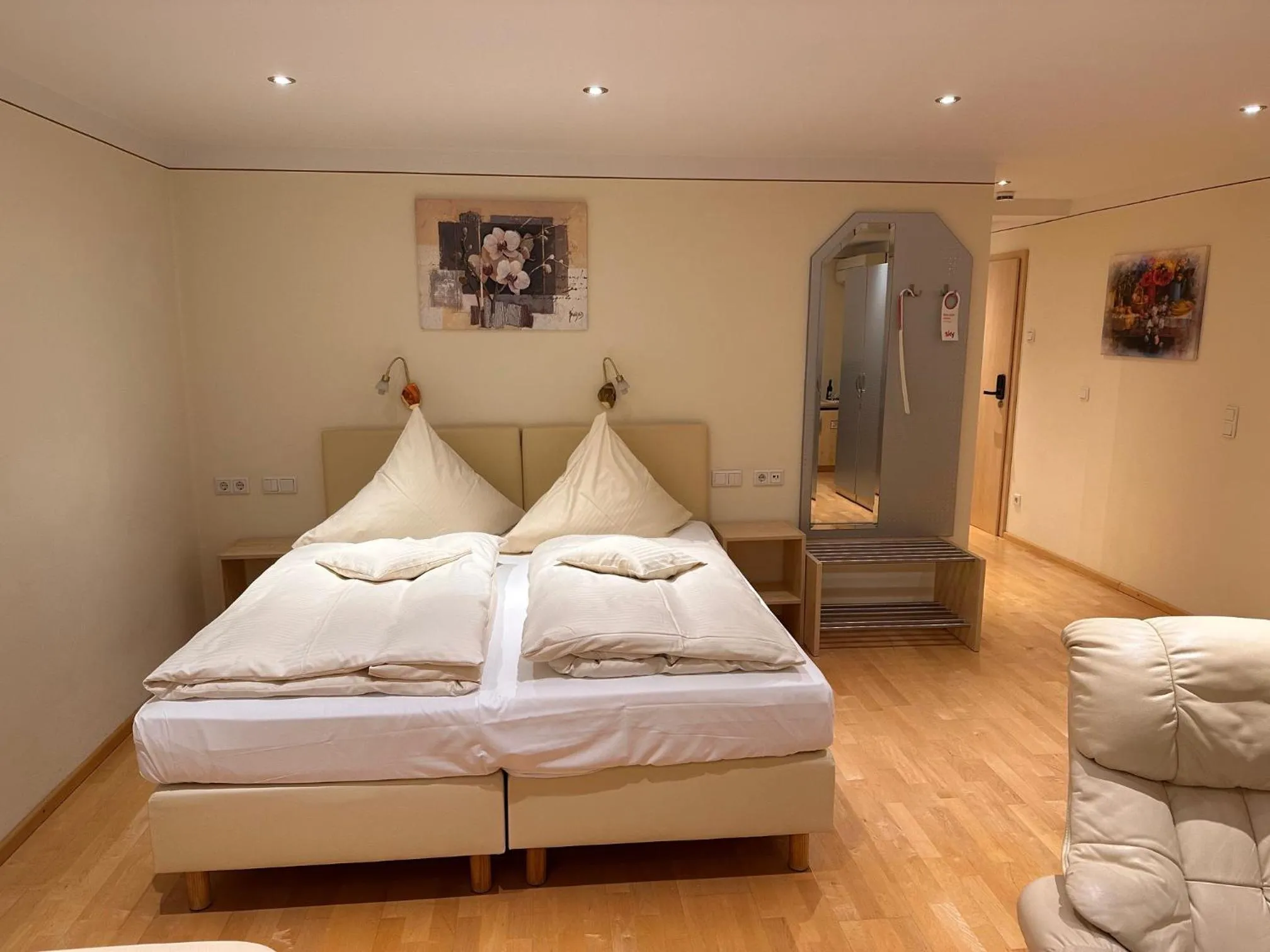 Bed in Engelhard Das Landhotel Garni