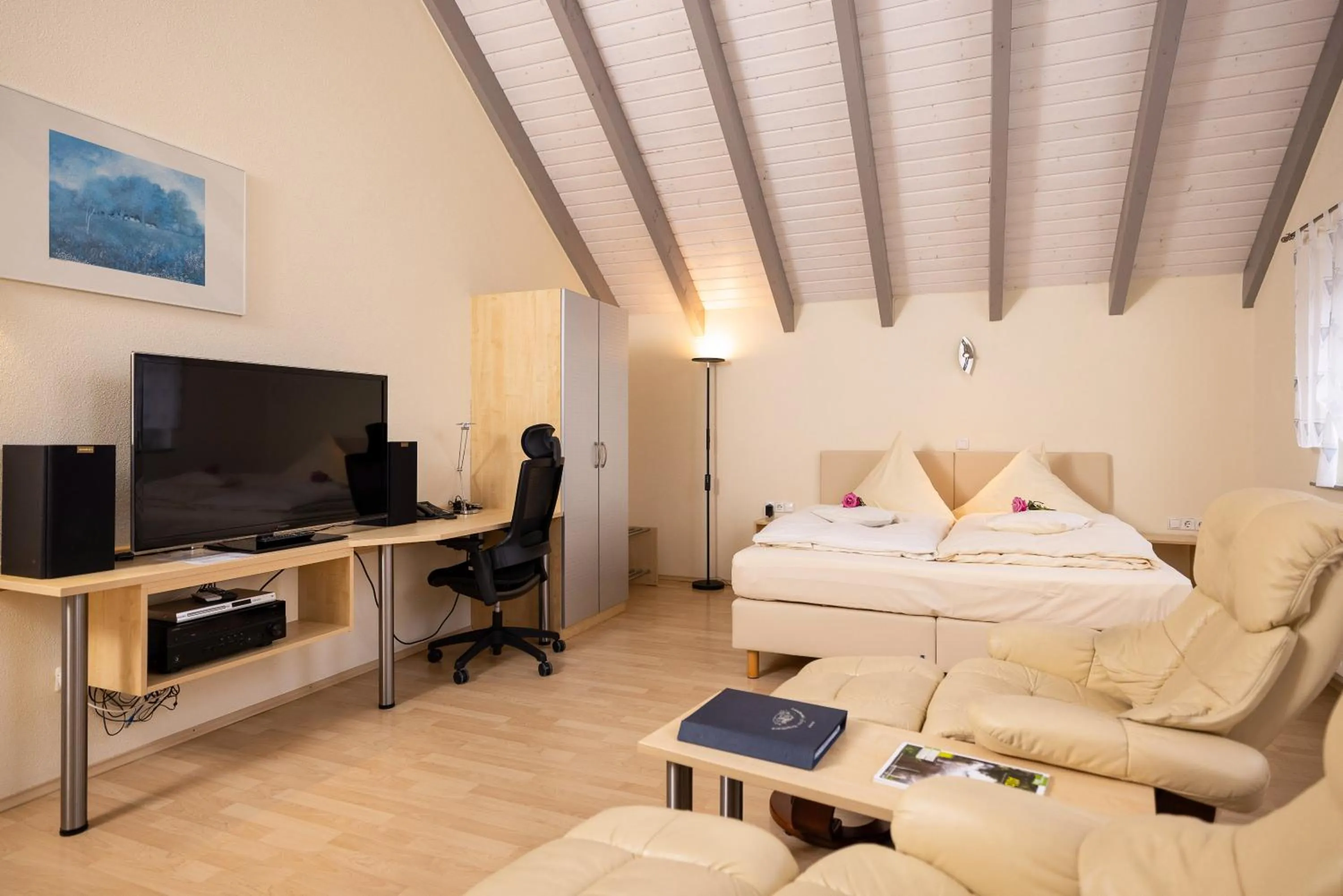 Bed in Engelhard Das Landhotel Garni