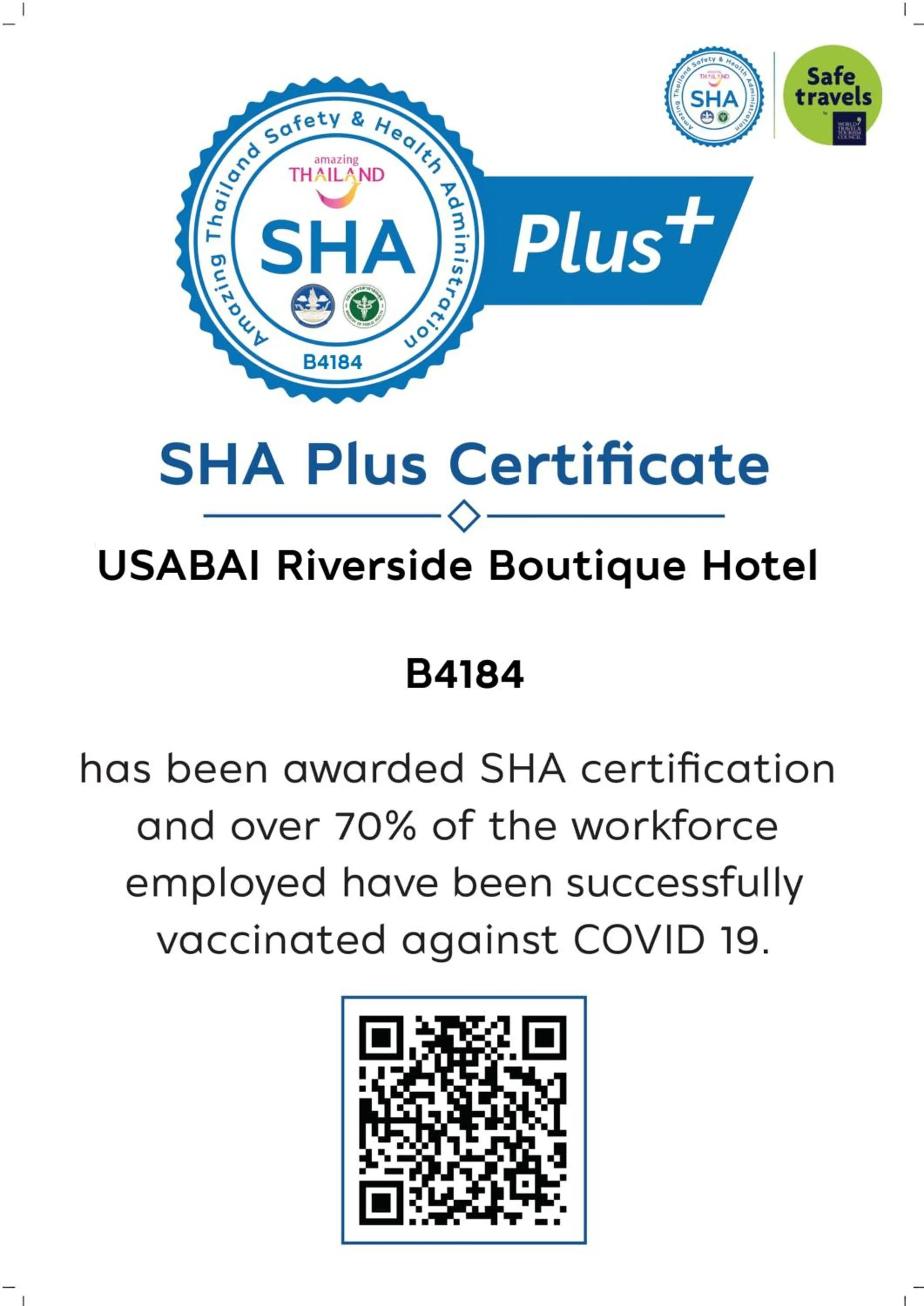 Property logo or sign in USABAI Riverside Boutique Hotel