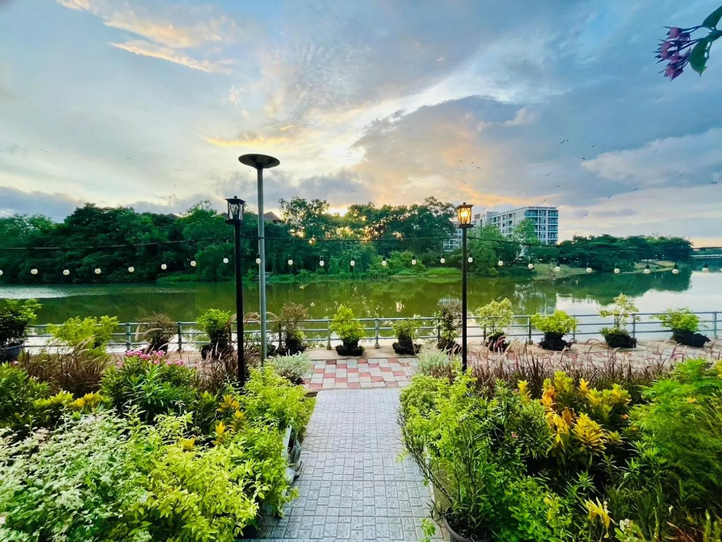 Garden view in USABAI Riverside Boutique Hotel