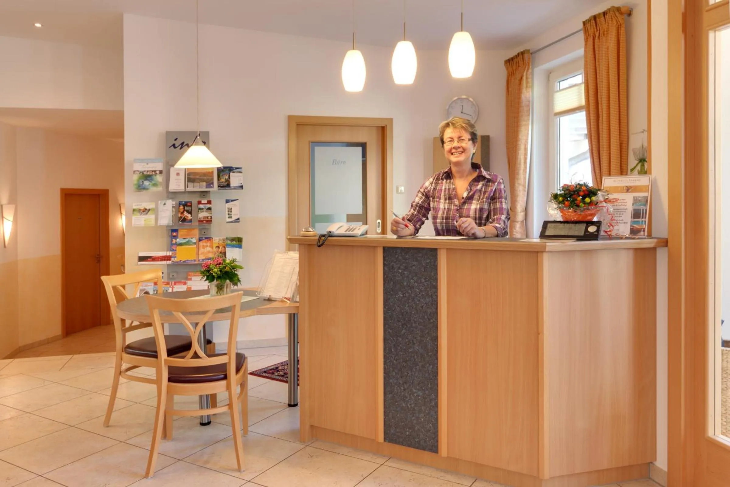 Lobby or reception in Hotel Bergfried & Schönblick