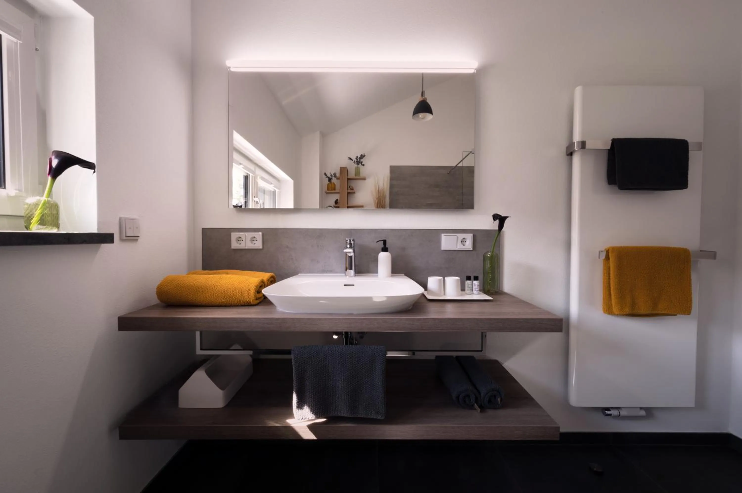 Bathroom in BLEIBE VIER Ferienwohnungen