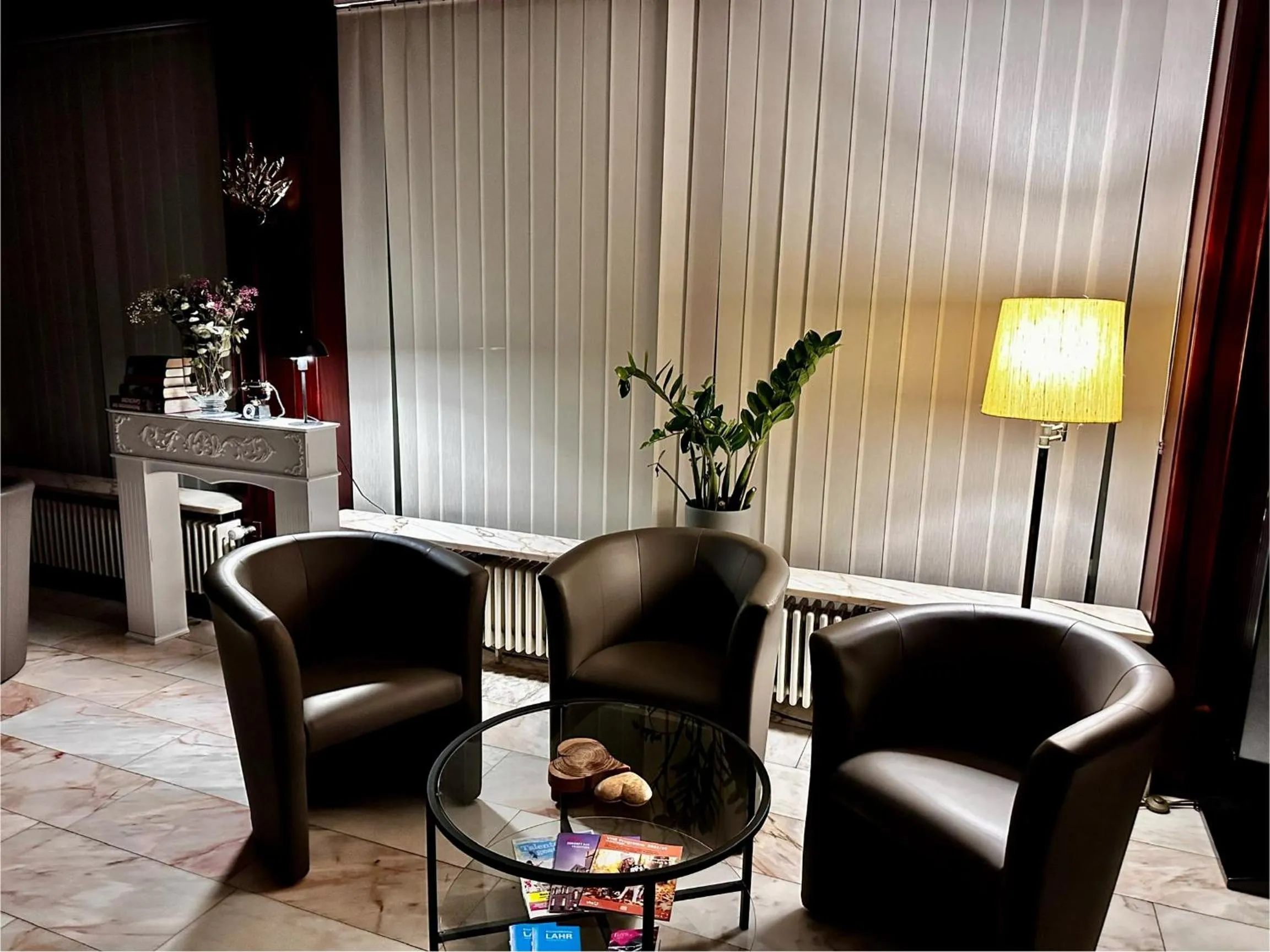 Seating area in City Hotel